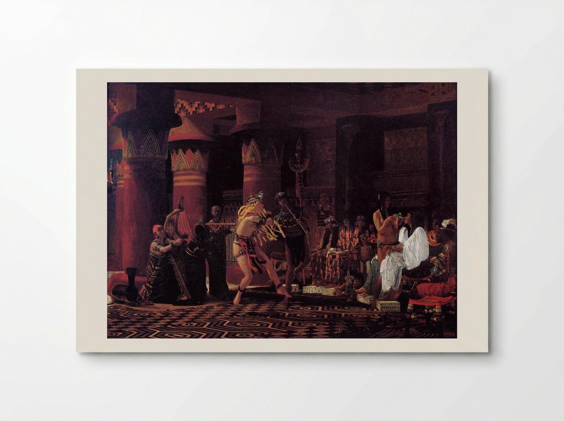 Pastimes in Ancient Egypt 3000 Years Ago - Sir Lawrence Alma-Tadema - Poster