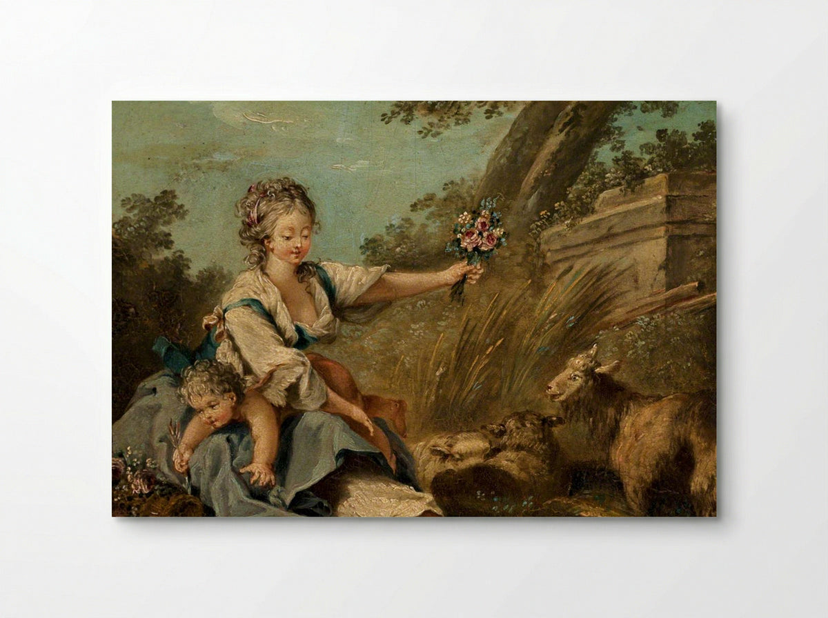 Pastoral Scene - Jean-Baptiste Huet - Poster