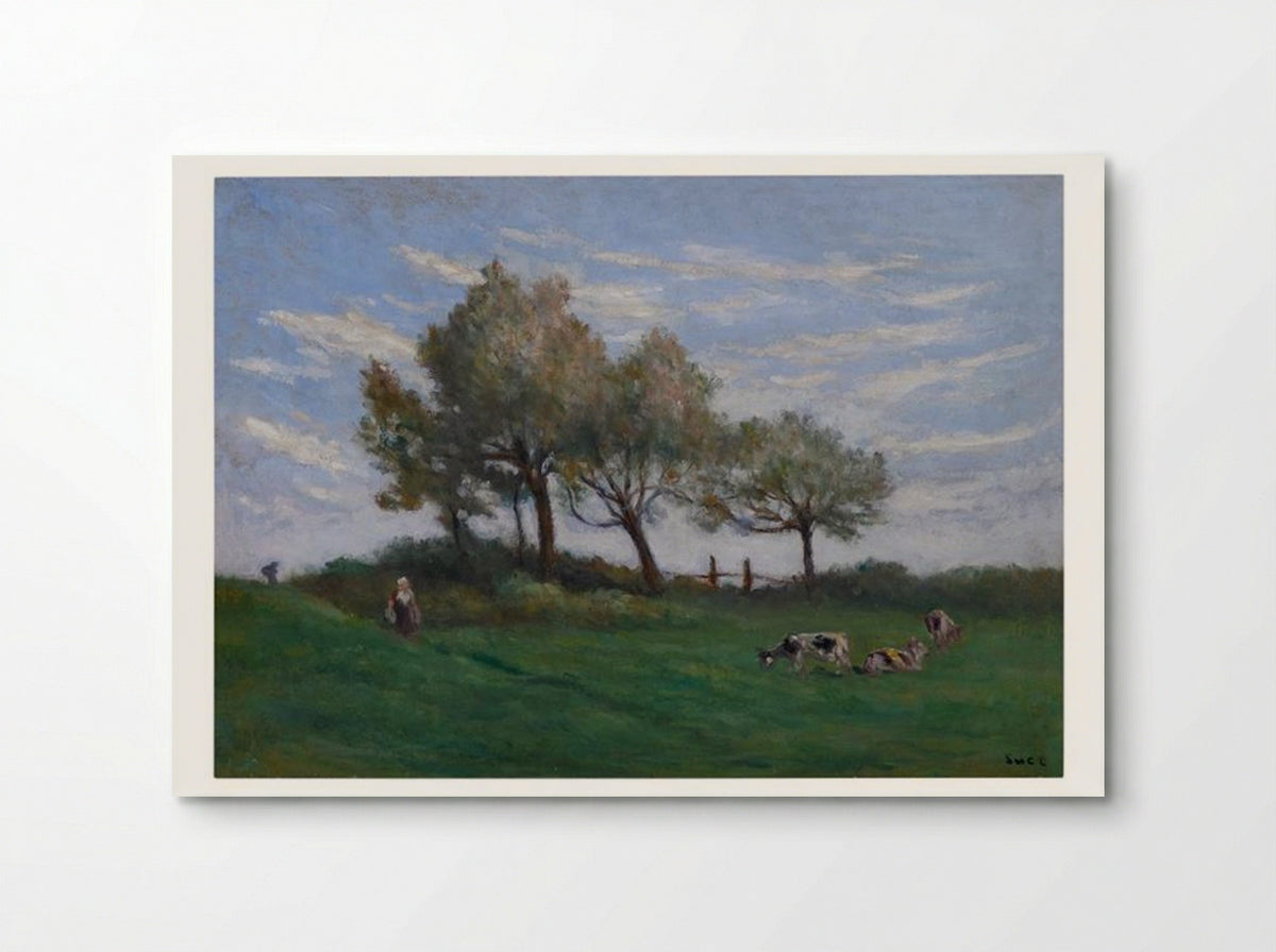 Pasture In Rolleboise - Maximilien Luce - Poster