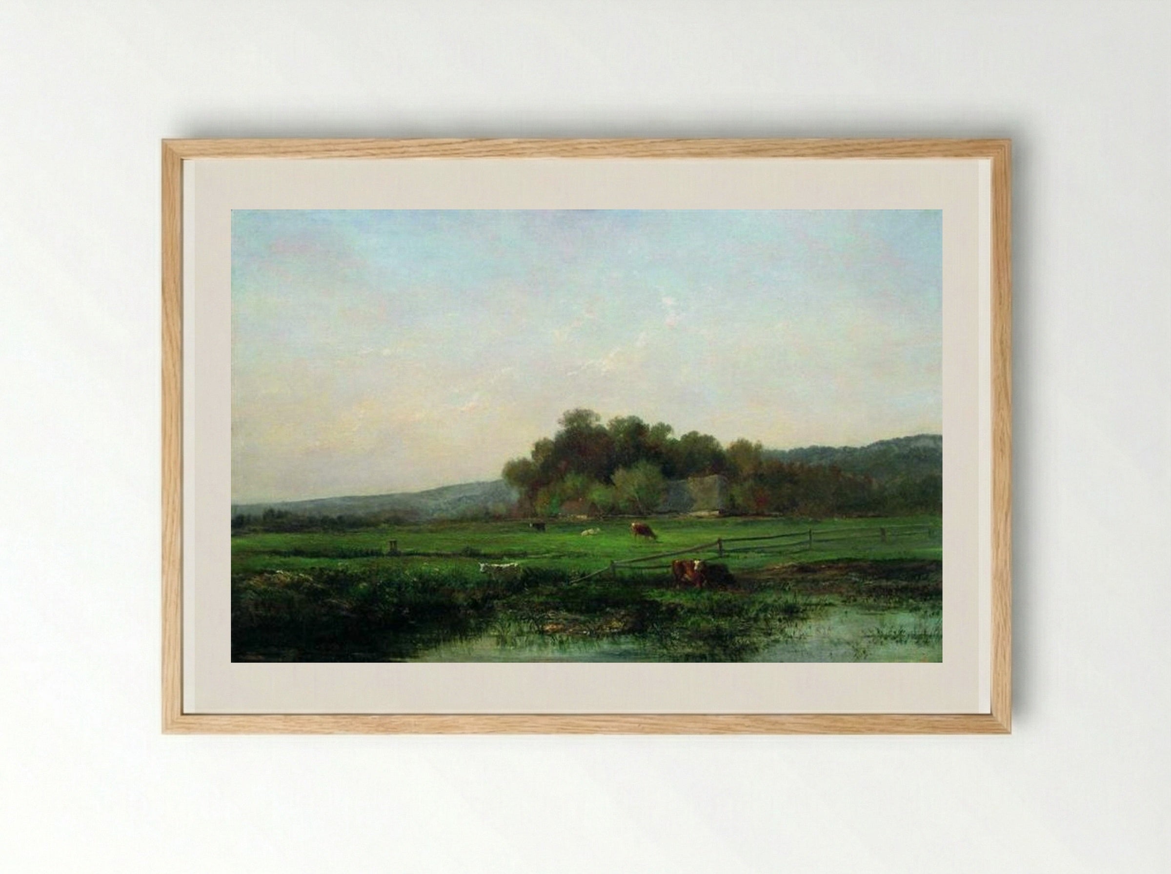 Pasture - Volodymyr Orlovsky - Framed Print Wood