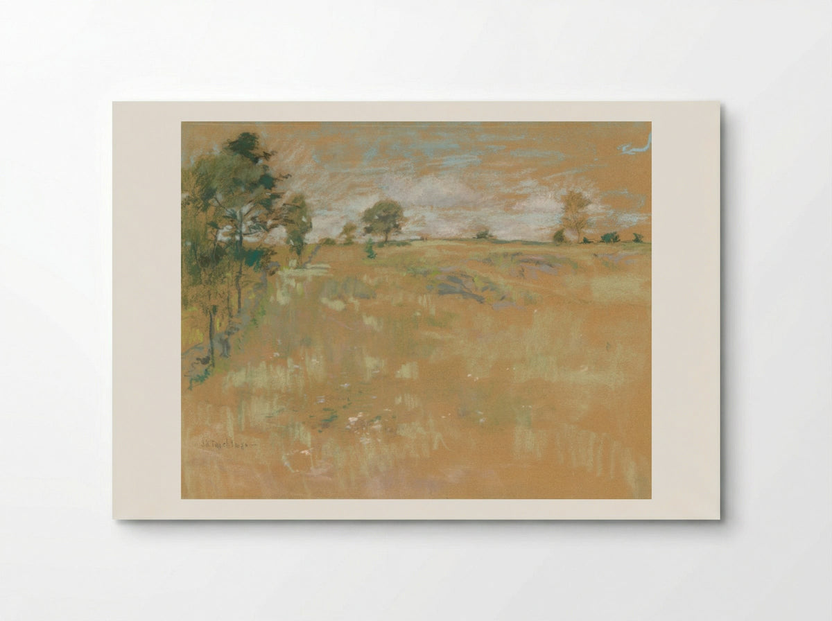 Pastures, Branchville, Connecticut - John Henry Twachtman - Poster