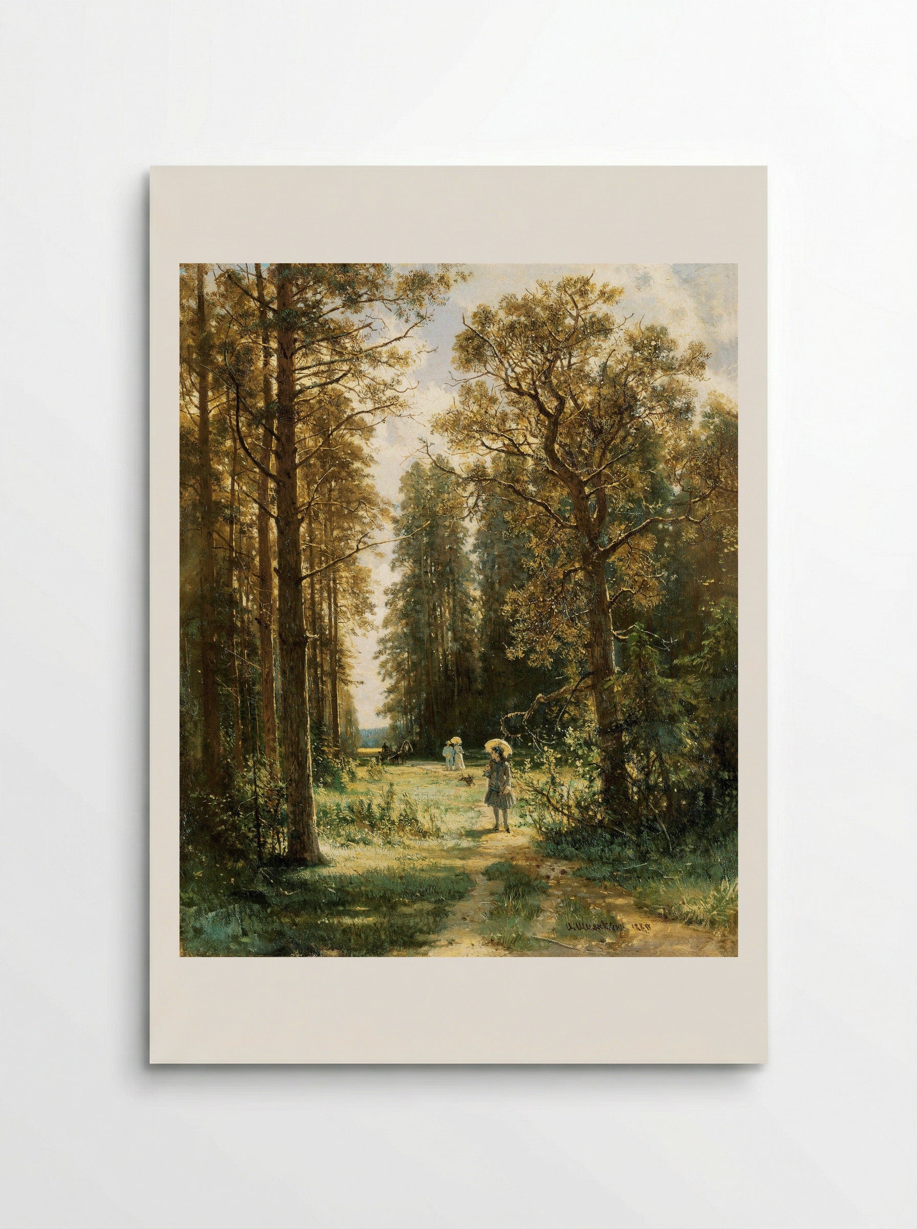 Path in the Forest - Ivan Shishkin - Poster