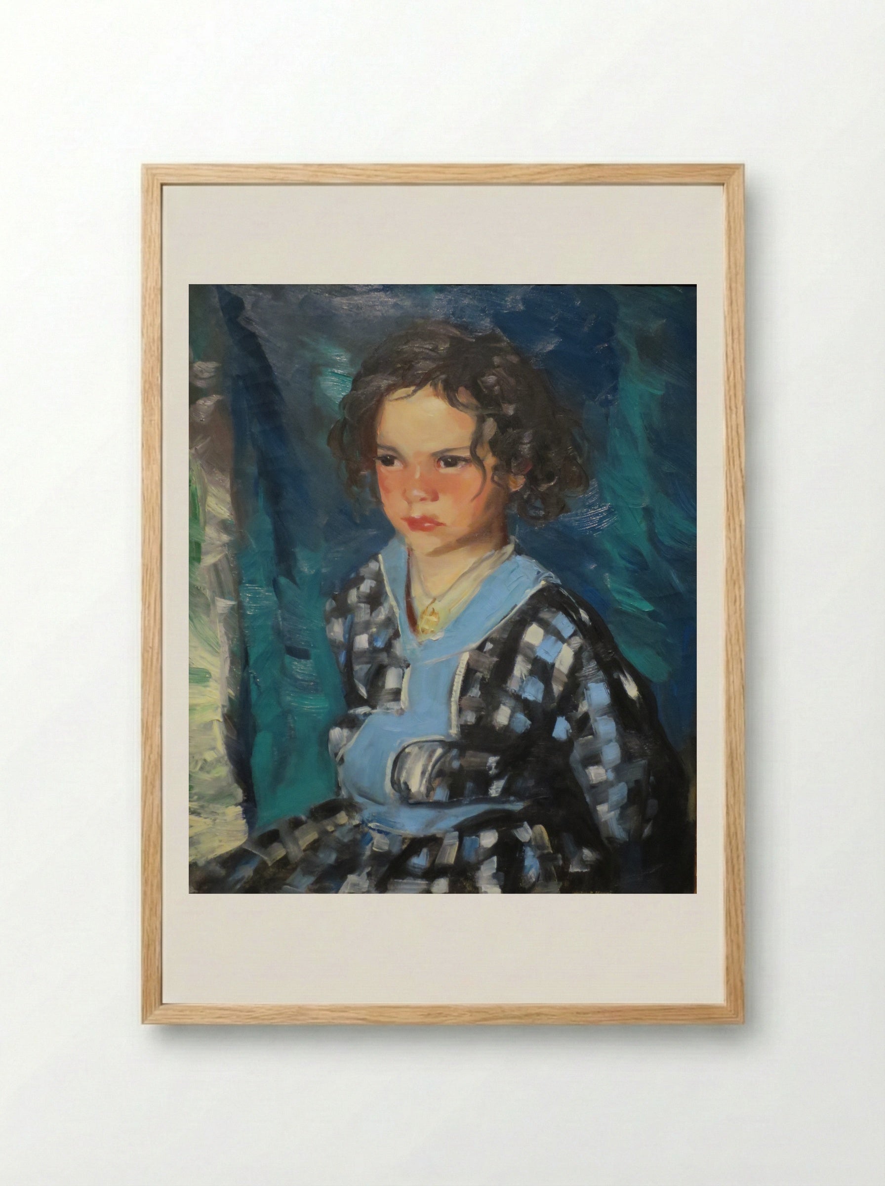 Patience - Robert Henri - Framed Print Wood