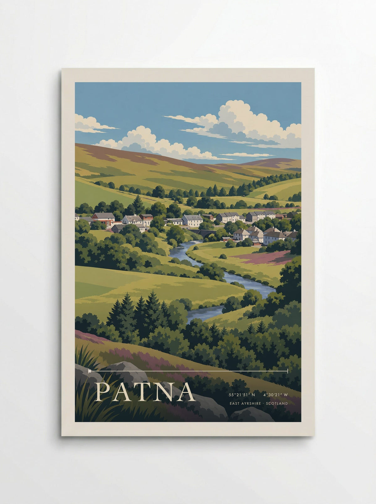 Patna, East Ayrshire | Travel Poster - Poster