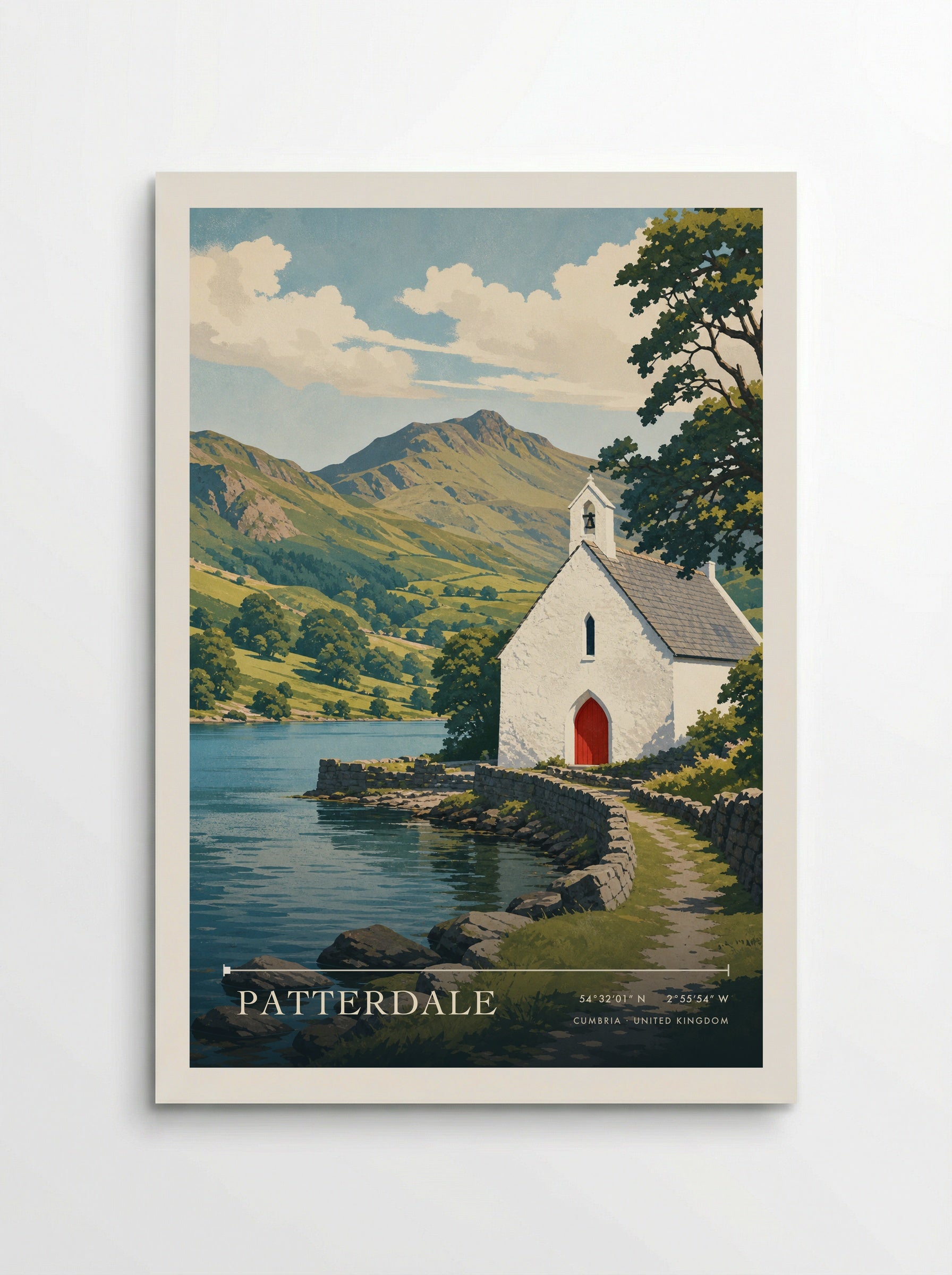 Patterdale Cumbria United Kingdom Travel Poster - Poster