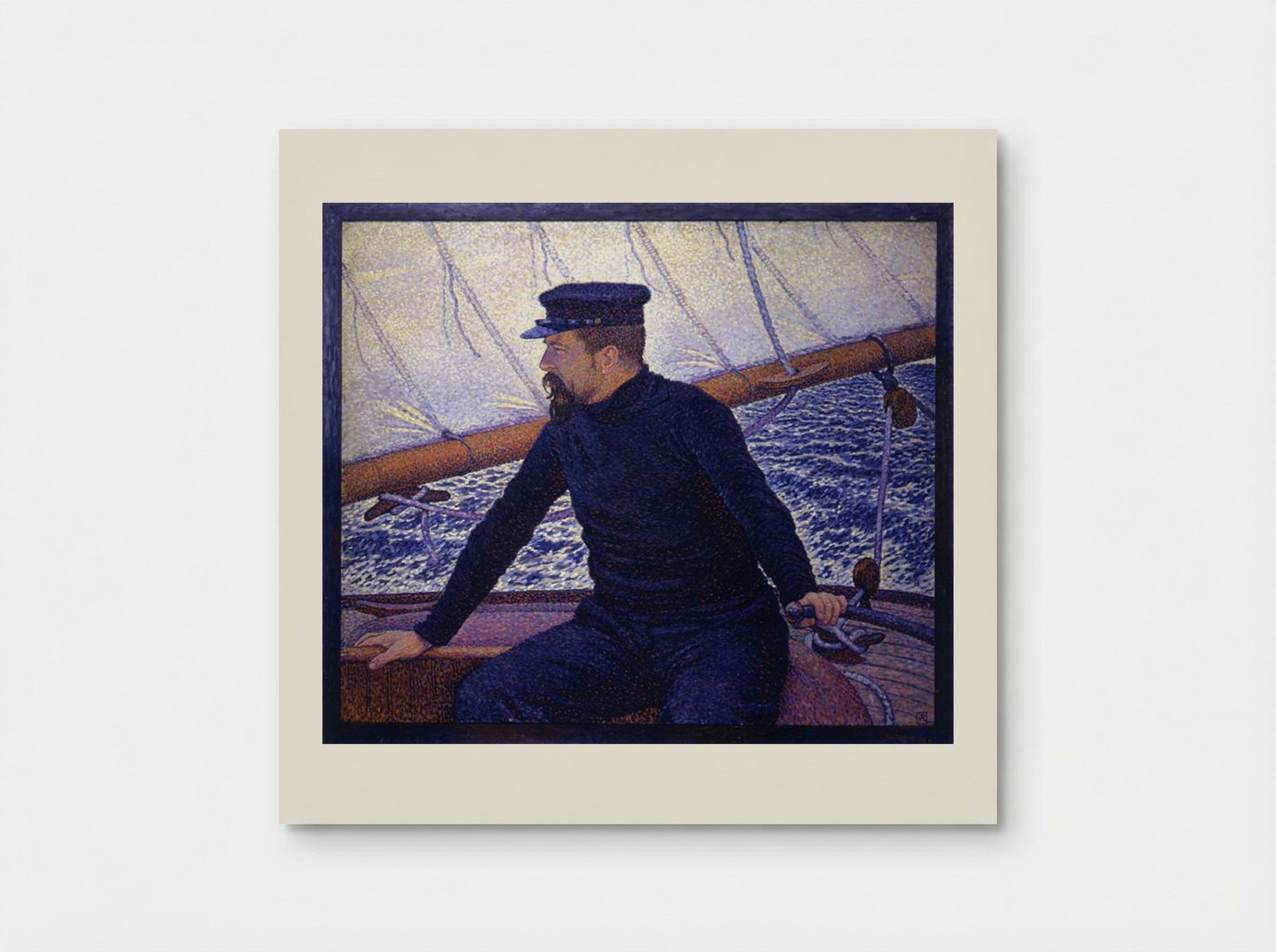 Paul Signac at the Helm of Olympia - Théo van Rysselberghe - Poster