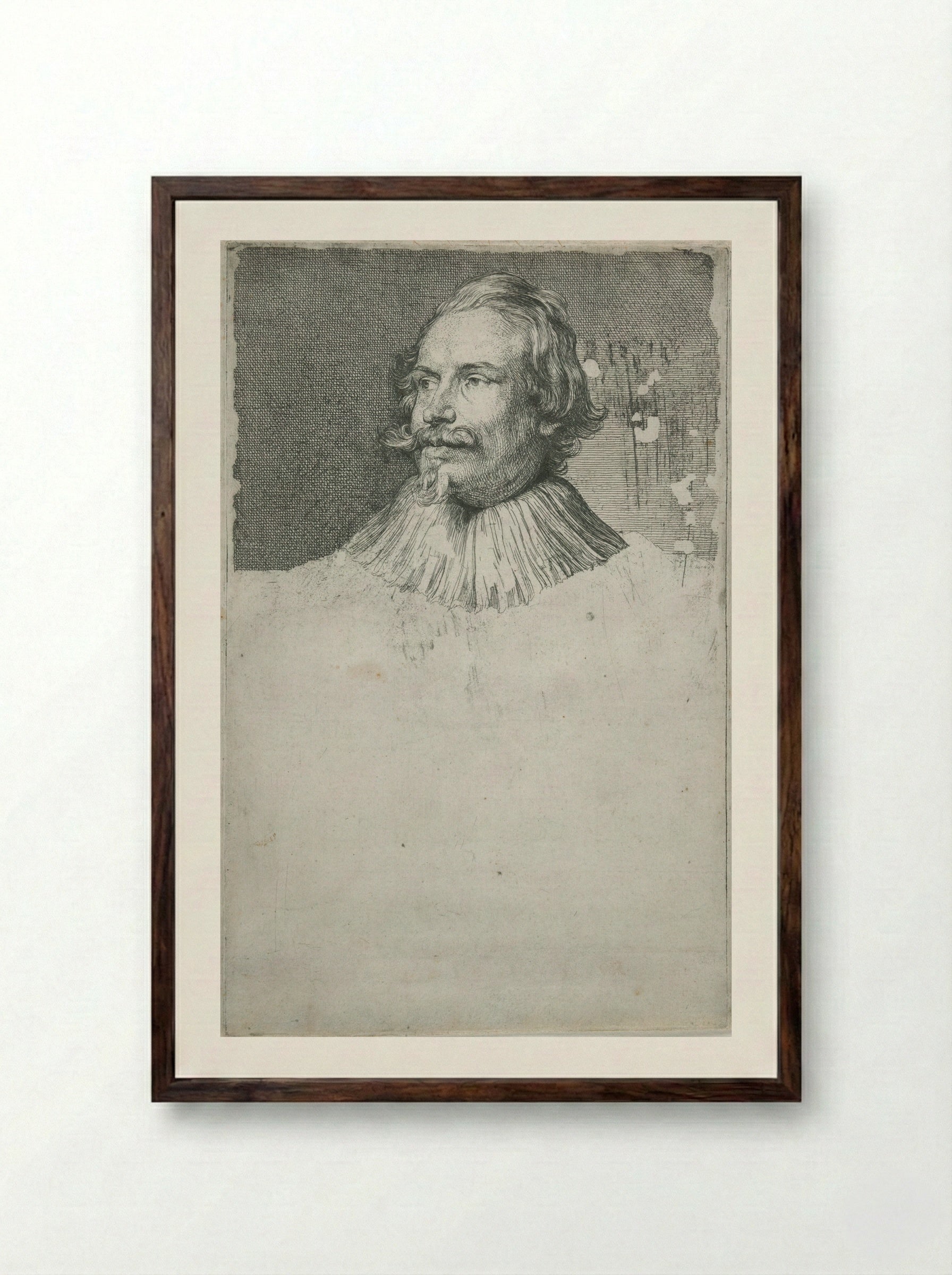 Paul de Vos - Anthony van Dyck - Framed Print Dark Wood