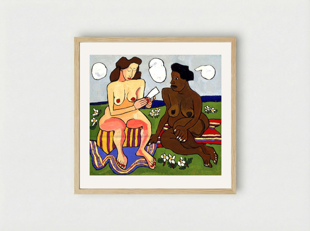 Peace - William H. Johnson - Framed Print Wood