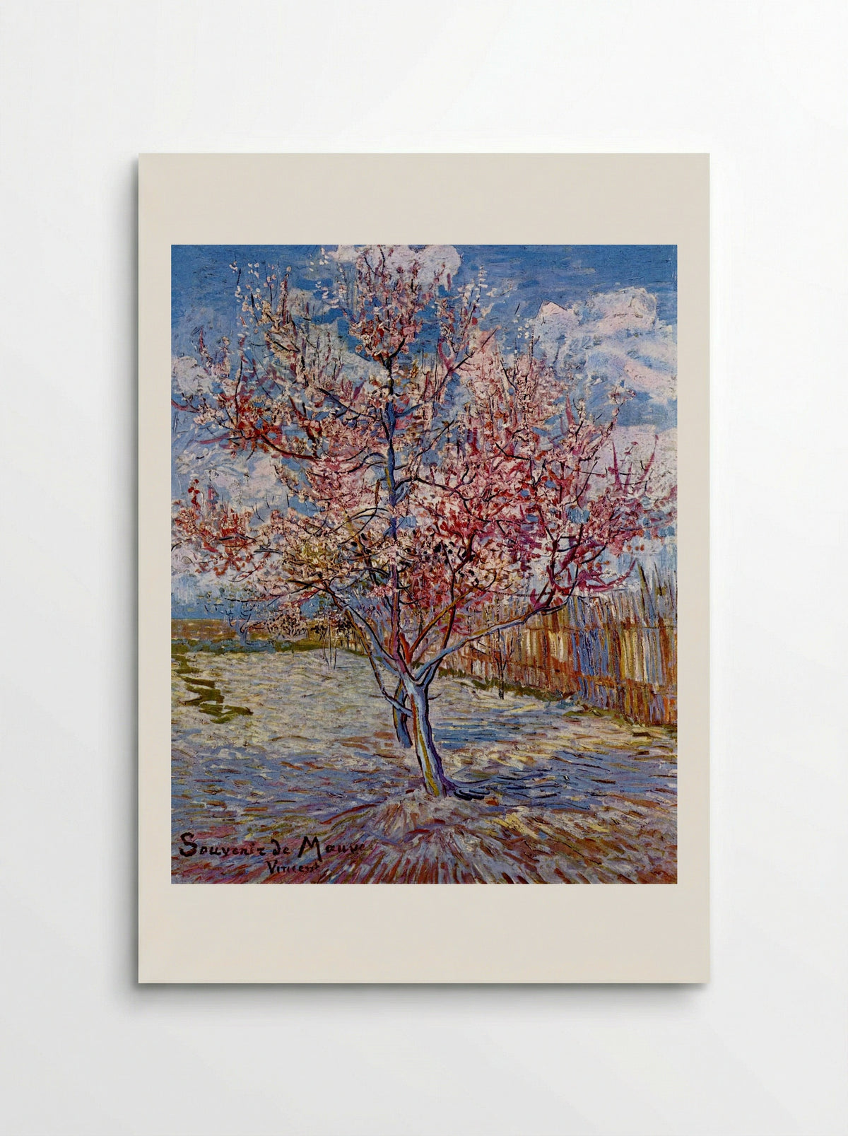 Peach Tree in Bloom (in memory of Mauve) - Vincent van Gogh - Poster
