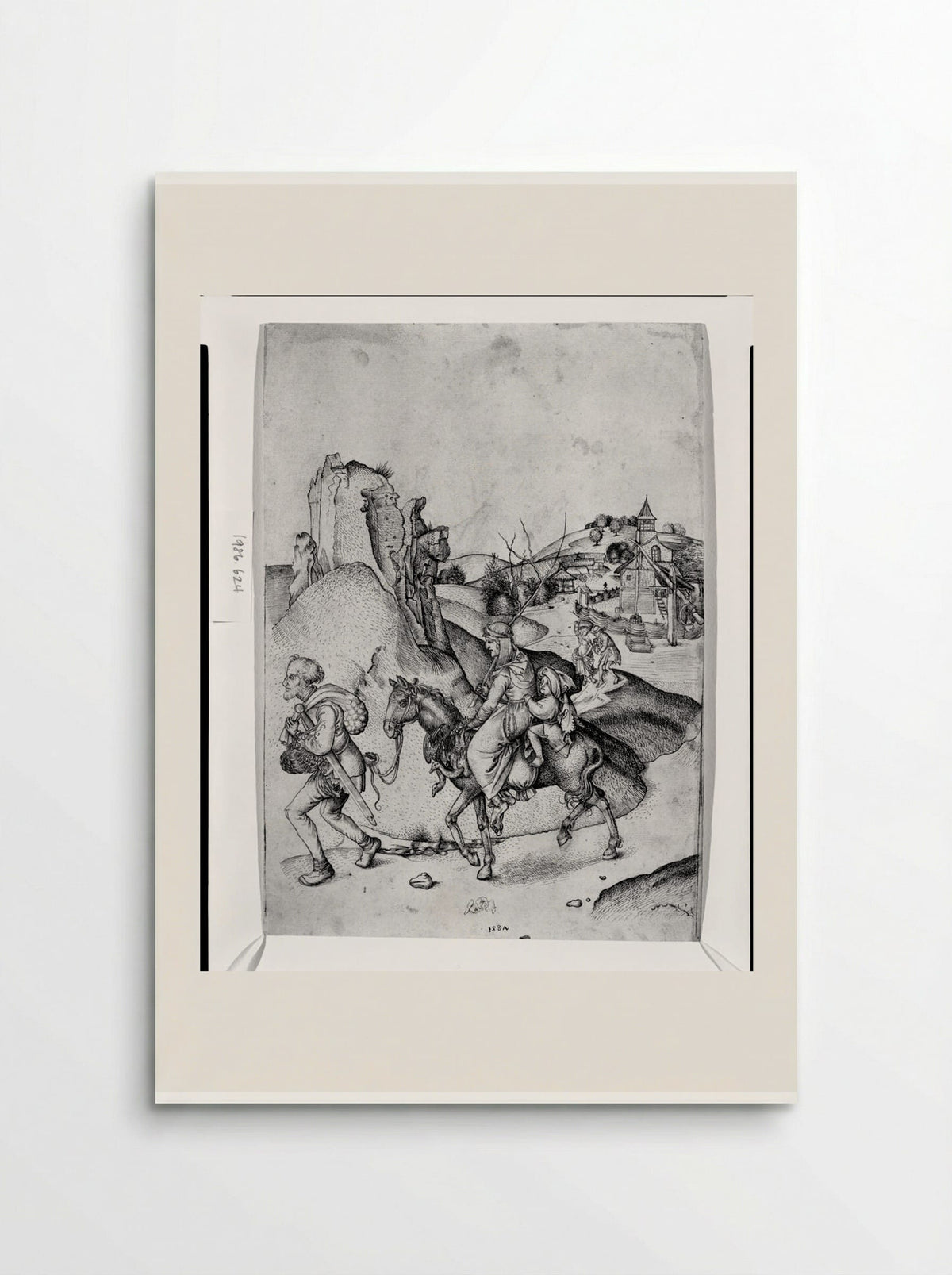 Peasant Family Going to Market - Martin Schongauer - Poster