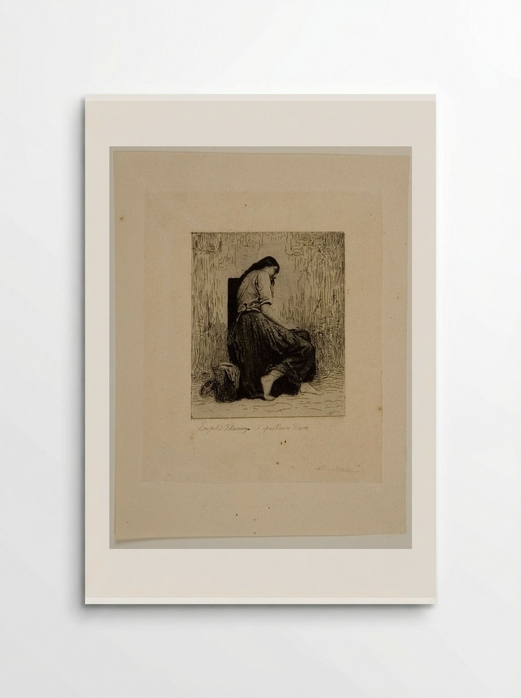Peasant Woman - Léopold Flameng - Poster