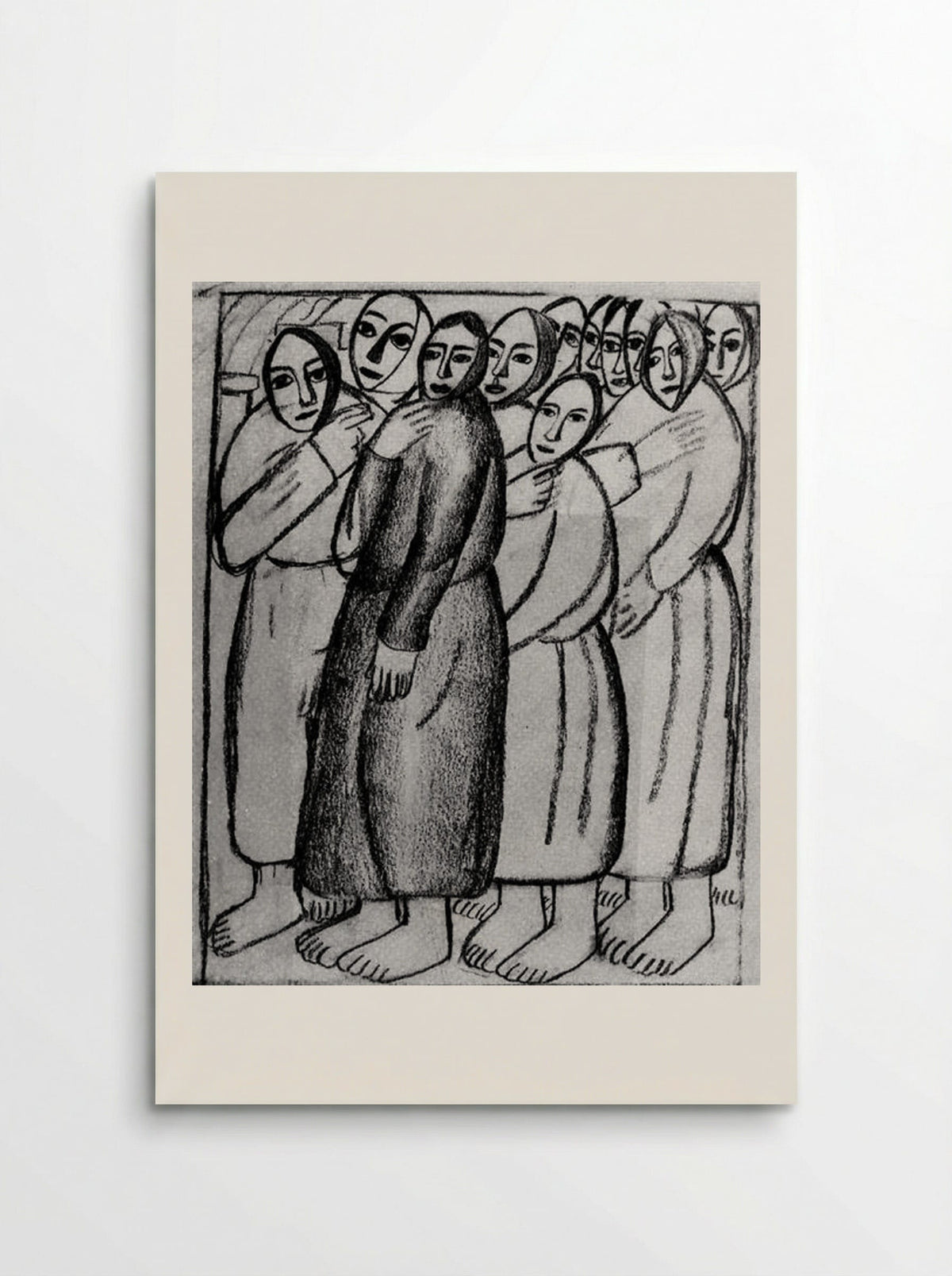 Peasant Women in a Church - Kazimir Malevich - Poster