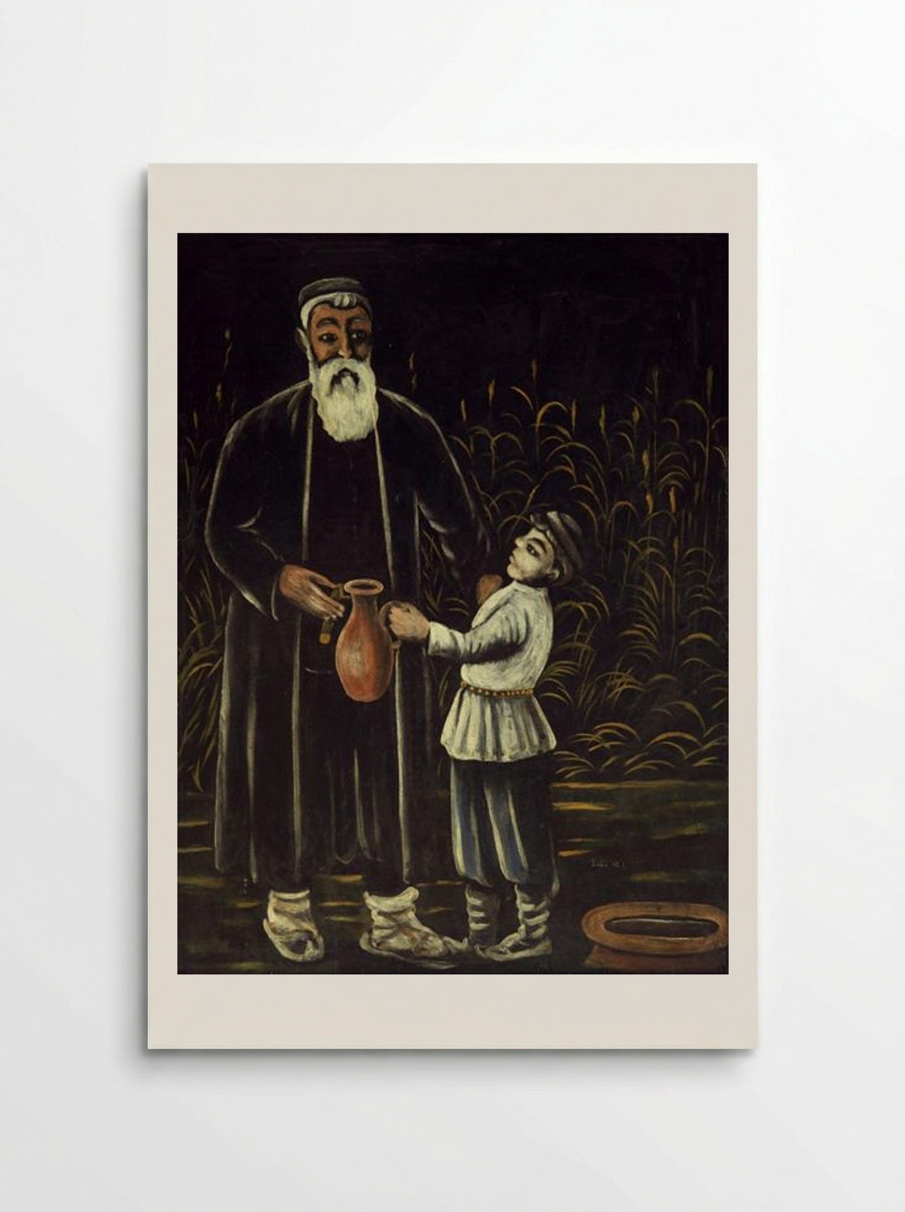 Peasant and his son - Niko Pirosmani - Poster