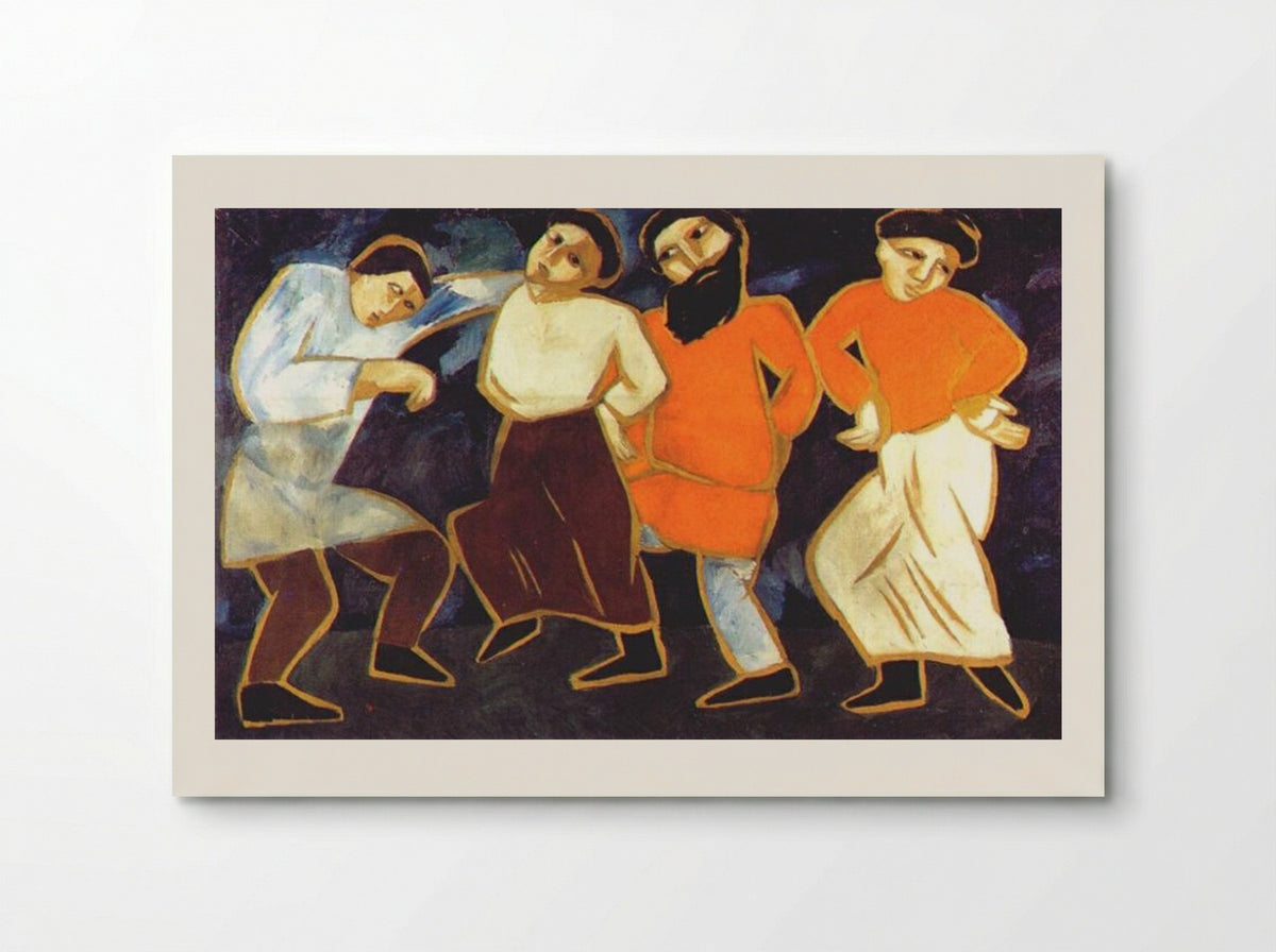 Peasants Dancing - Natalia Goncharova - Poster