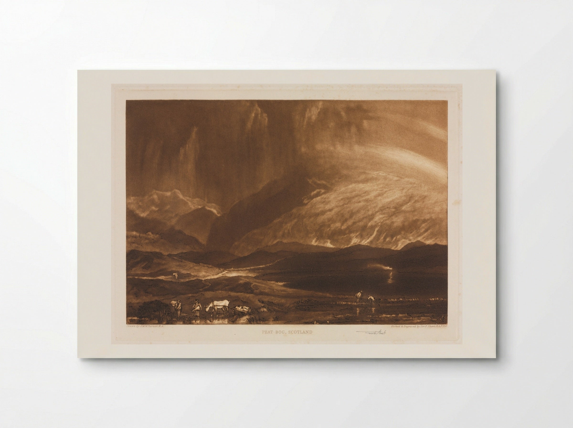 Peat Bog, Scotland - Sir Frank Short - Poster