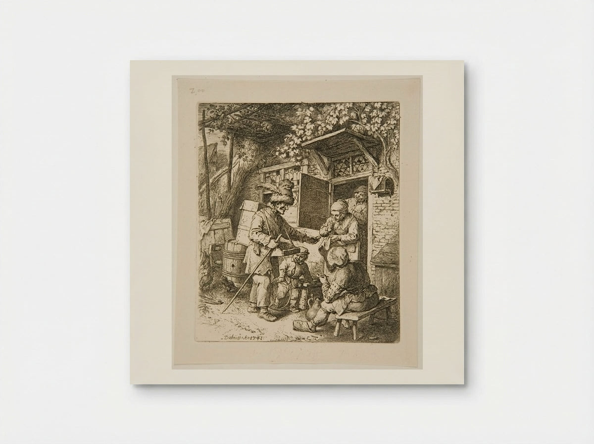 Peddler - Christian Wilhelm Ernst Dietrich - Poster