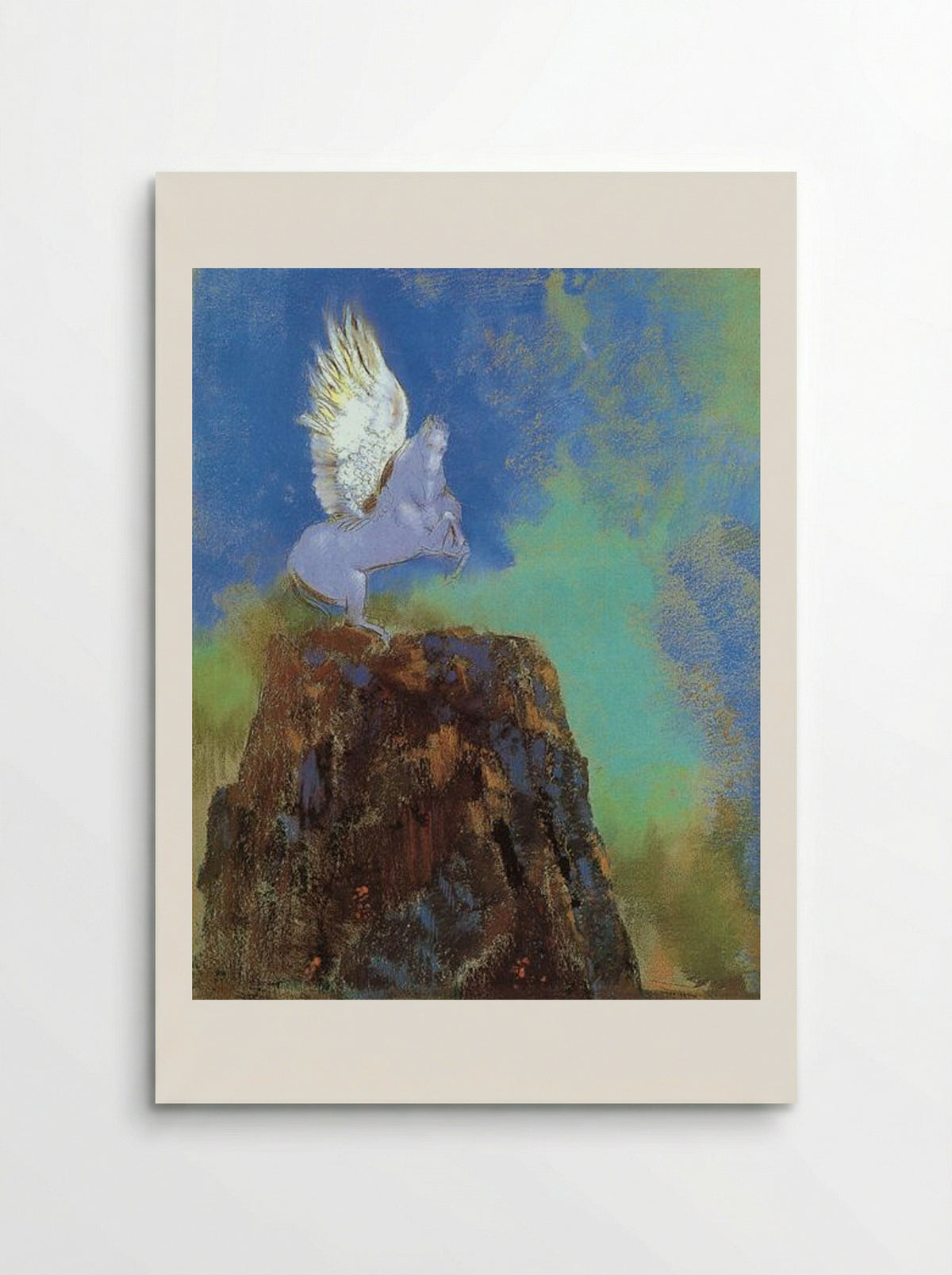 Pegasus - Odilon Redon - Poster
