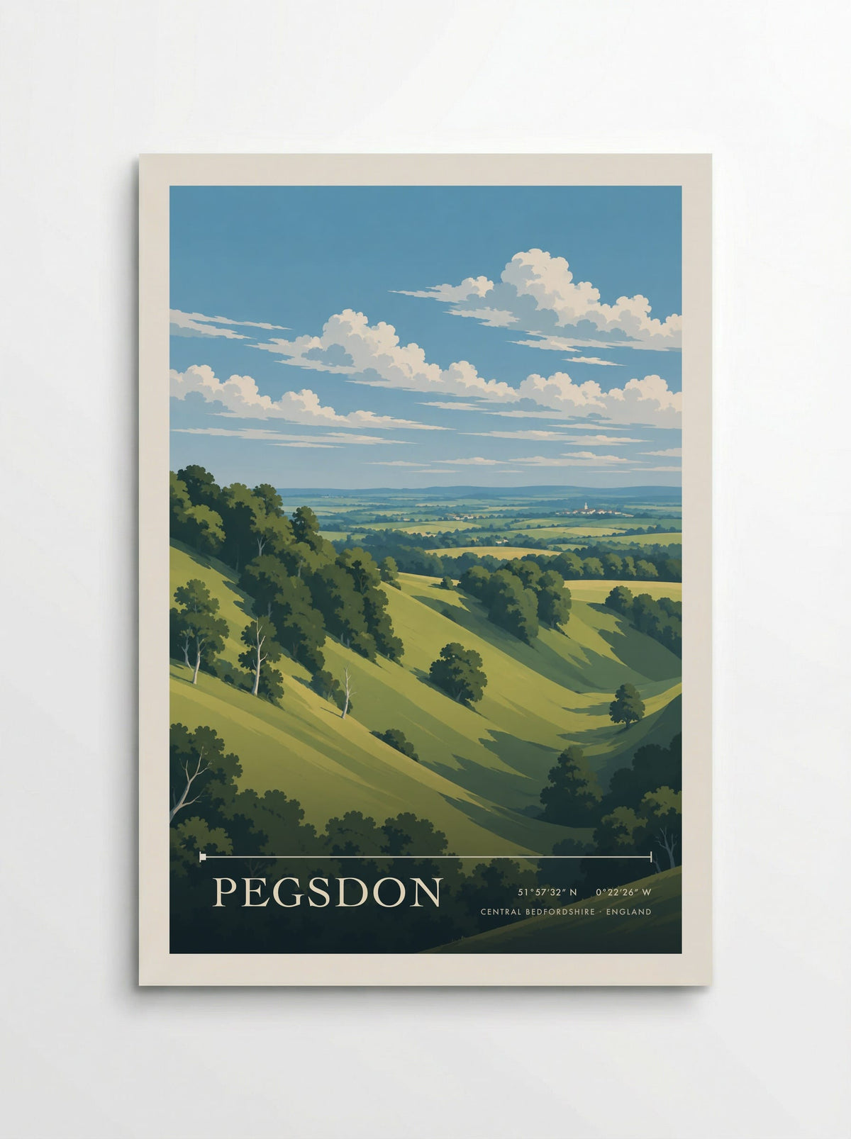 Pegsdon, Central Bedfordshire | Travel Poster - Poster