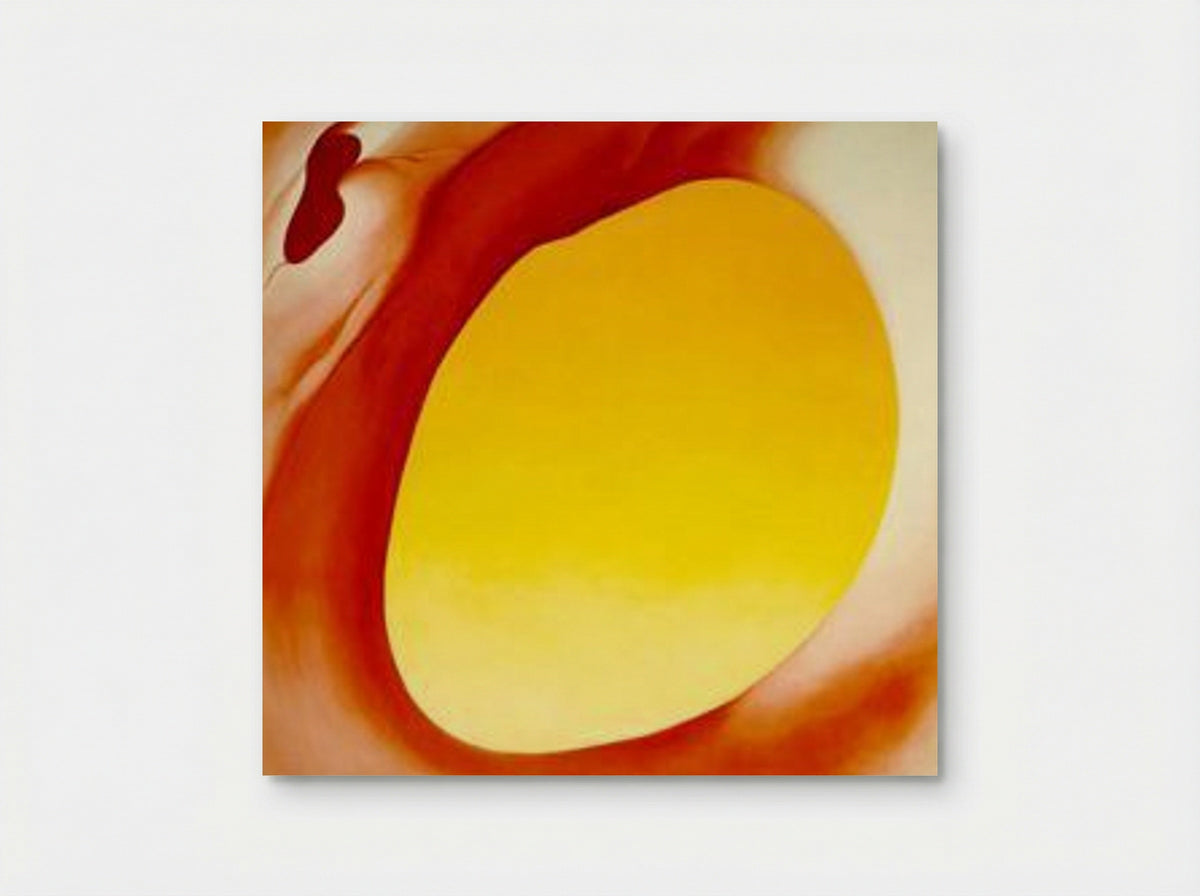 Pelvis Series (Red with Yellow) - Georgia O'Keeffe - Poster