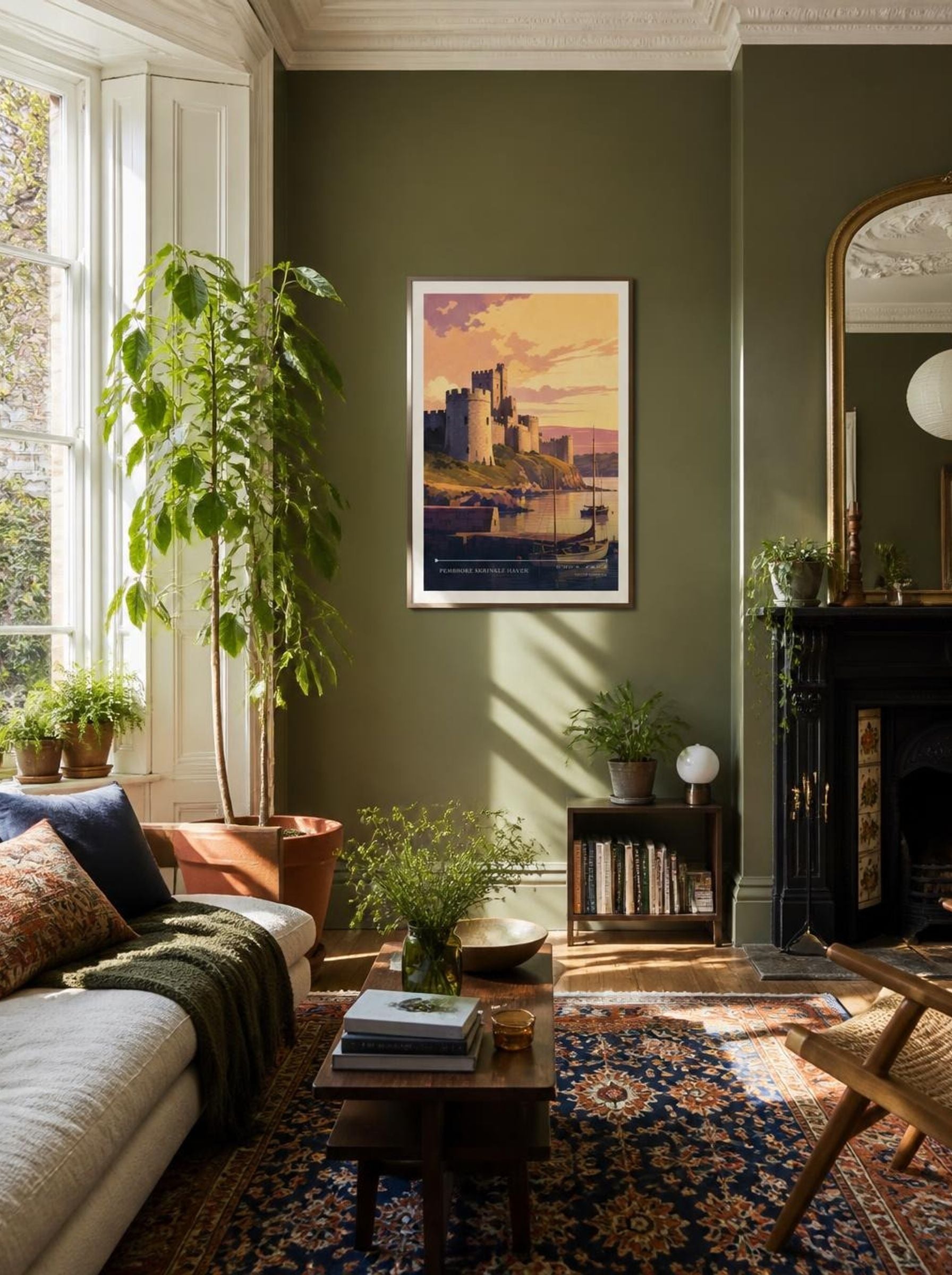 Pembroke Skrinkle Haven United Kingdom Travel Poster - Lifestyle