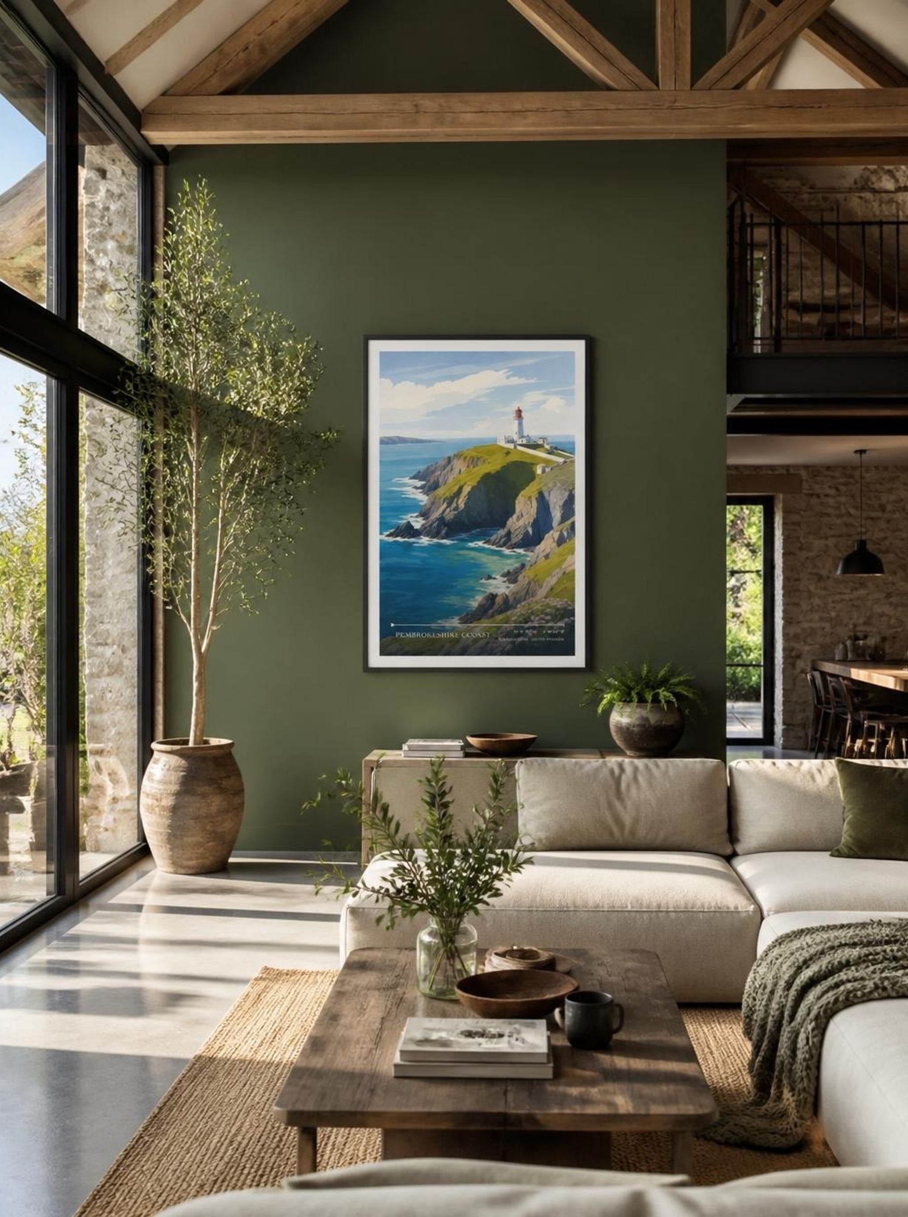 Pembrokeshire Coast United Kingdom Travel Poster - Lifestyle