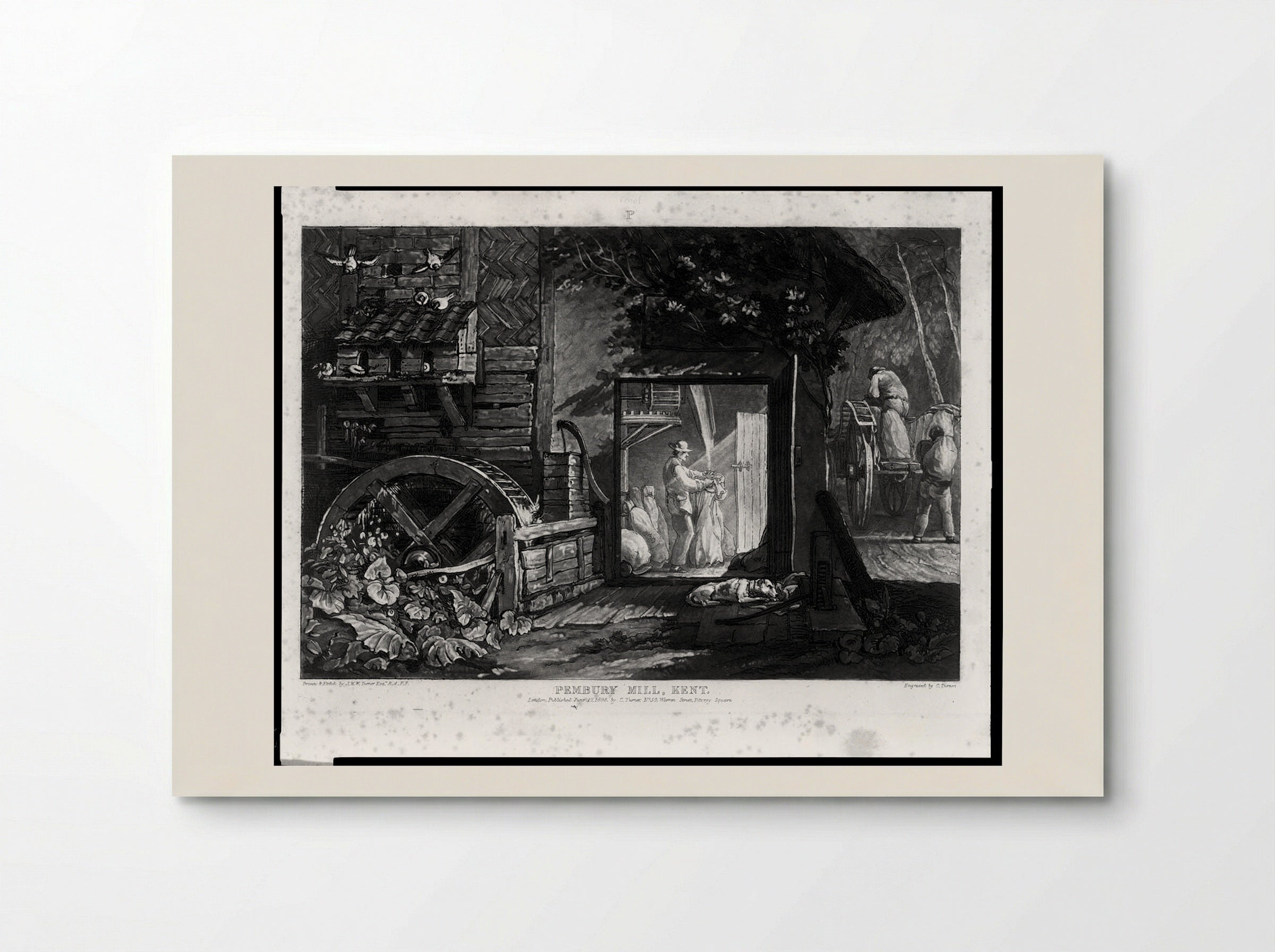 Pembury Mill, Kent - Charles Turner - Poster