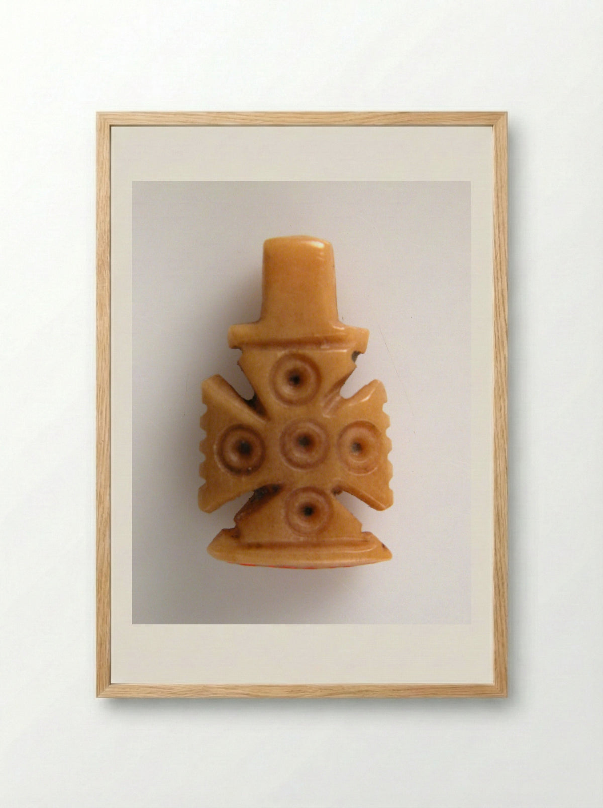 Pendant Cross - Fine Art Print - Framed Print Wood