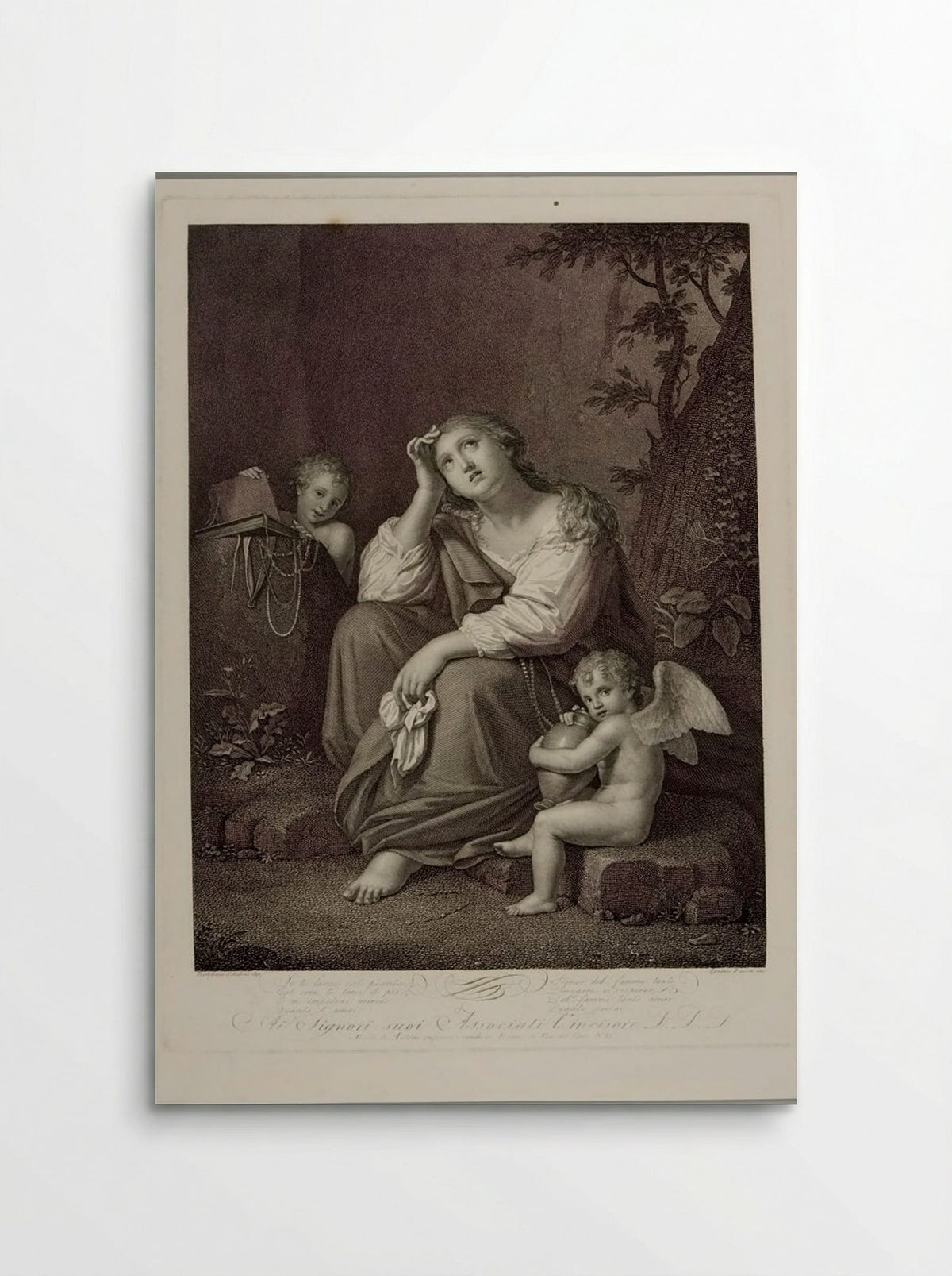 Penitent Magdalen - Ignazio Pavon - Poster