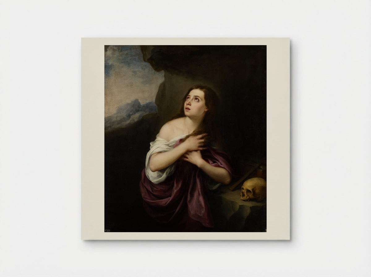 Penitent Magdalene - Bartolomé Esteban Murillo - Poster