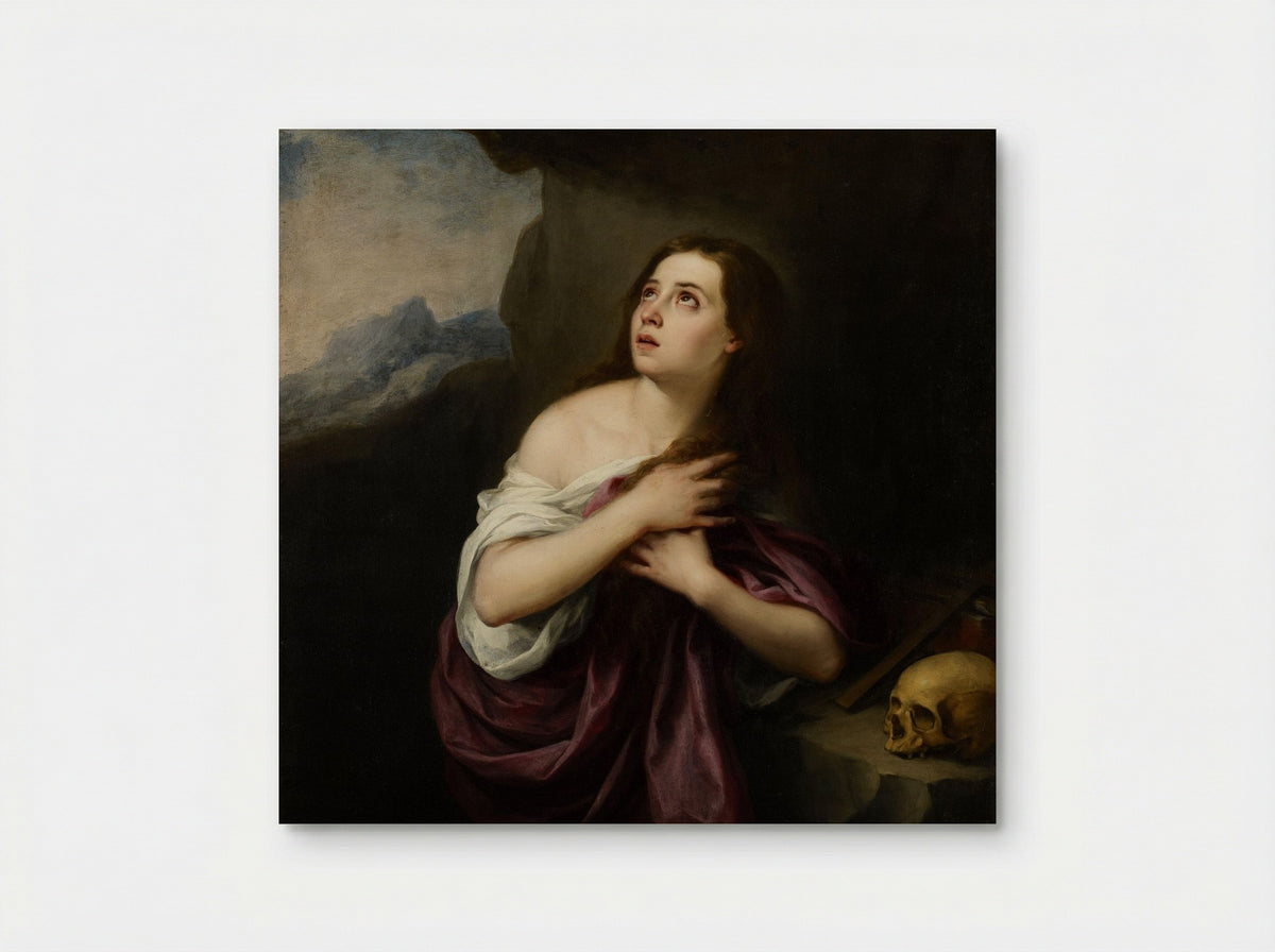 Penitent Magdalene - Bartolomé Esteban Murillo - Poster