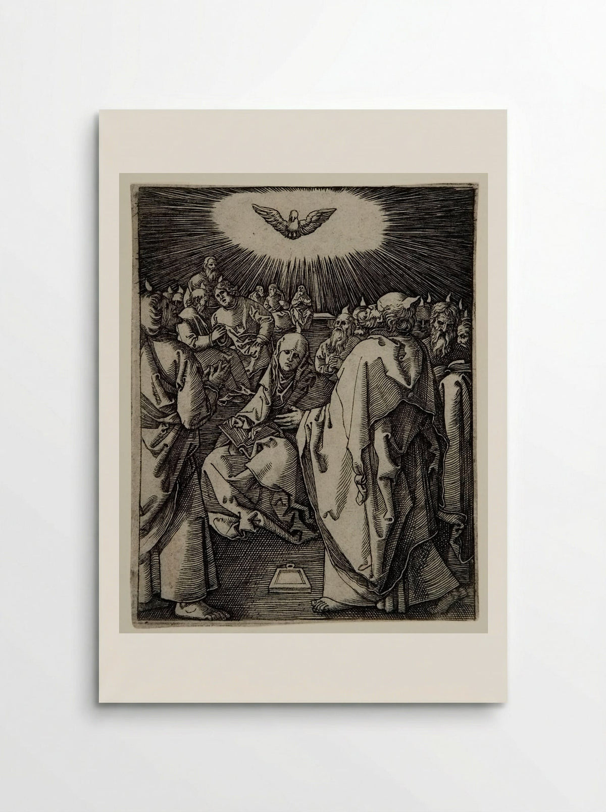 Pentecost - Marcantonio Raimondi - Poster