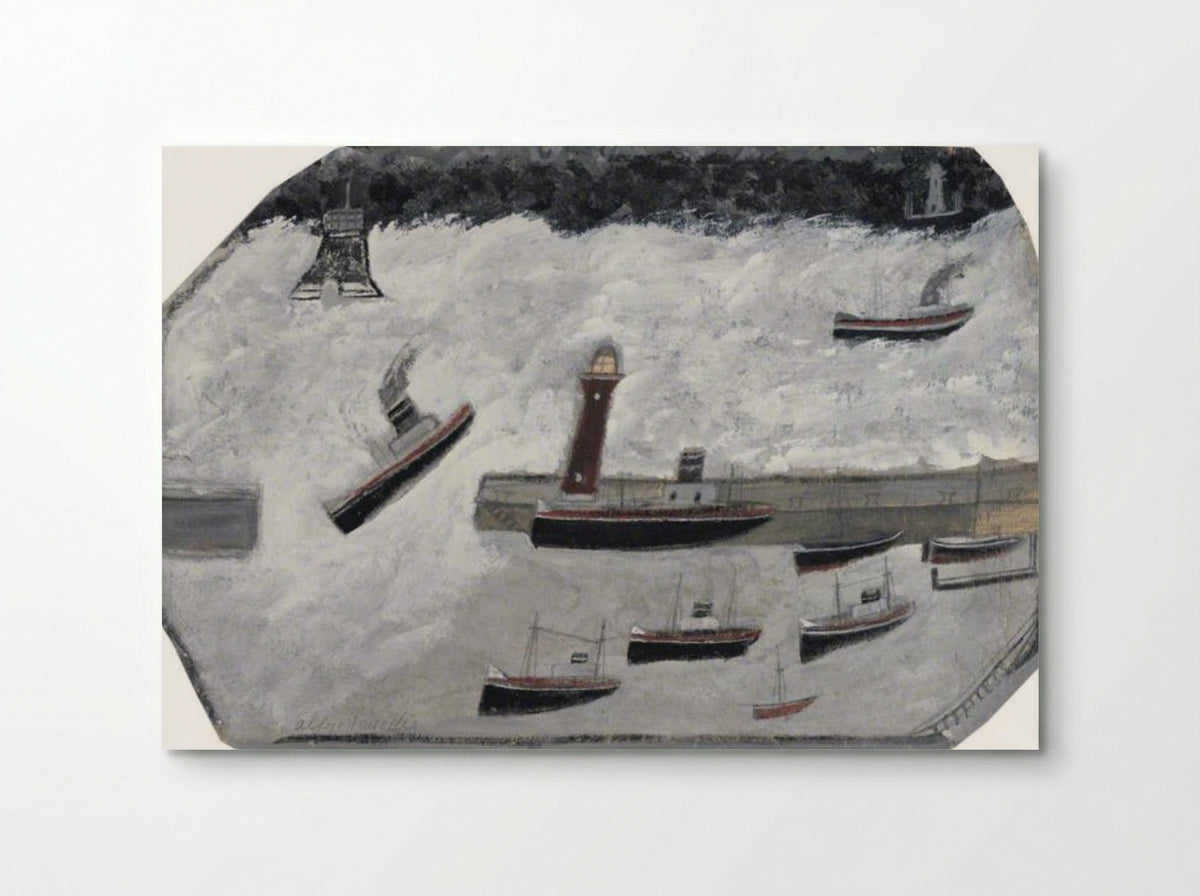 Penzance Harbour - Alfred Wallis - Poster