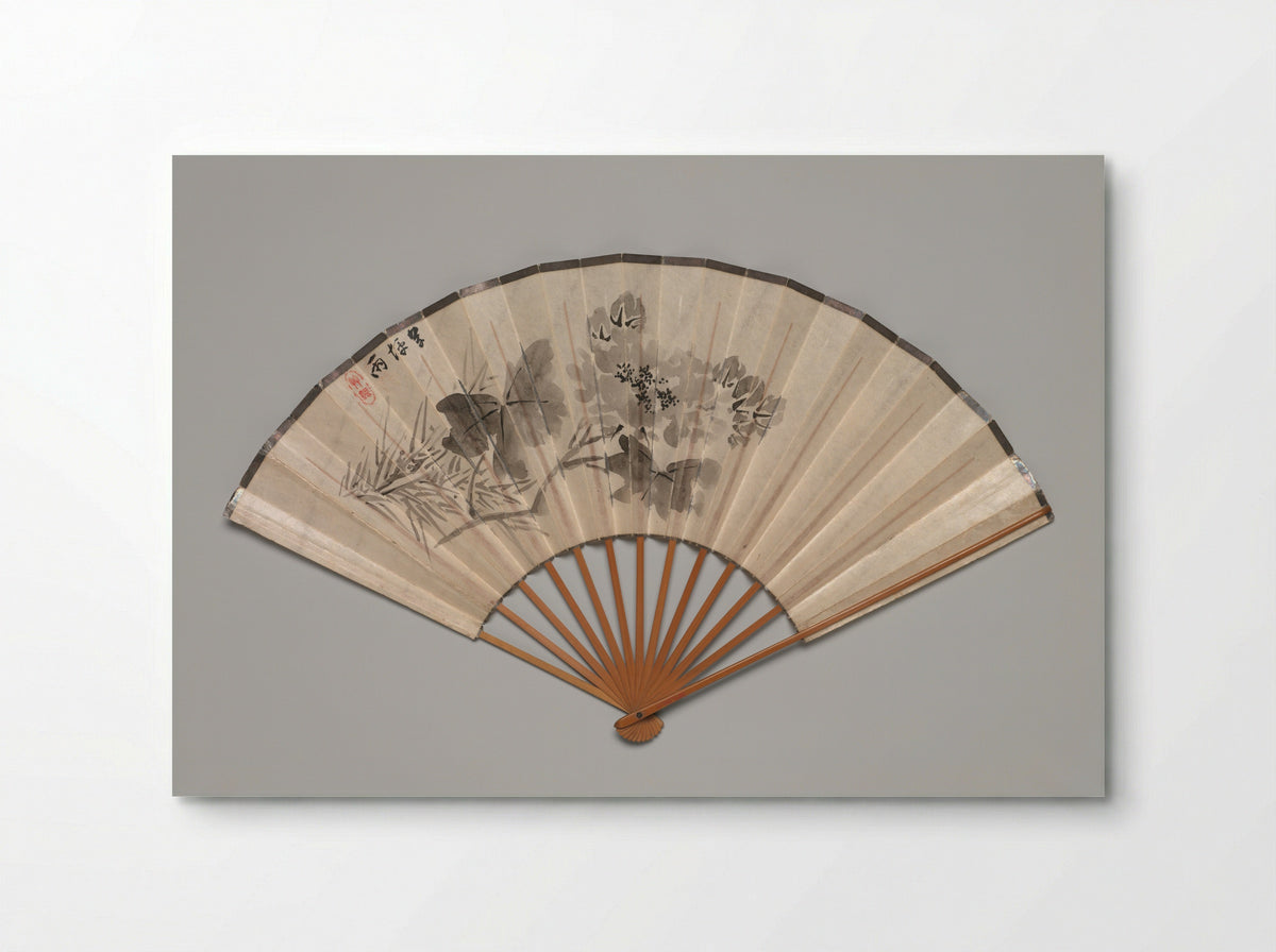 Peony (Folding Fan) - Takahashi Sōhei - Poster