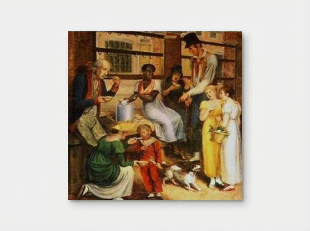 Pepper-Pot Woman at the Philadelphia Market - John Lewis Krimmel - Poster
