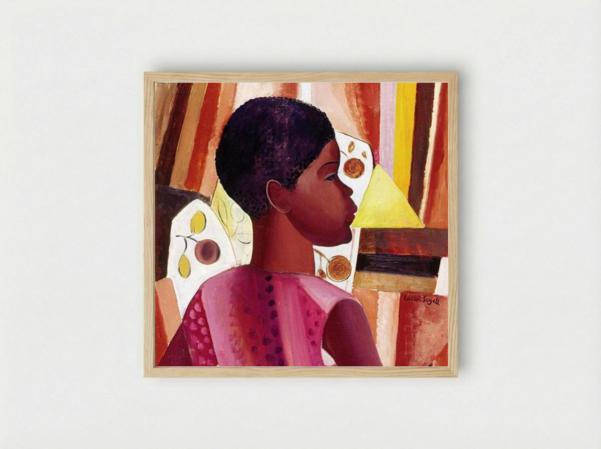 Perfil de Zulmira - Lasar Segall - Framed Print Wood
