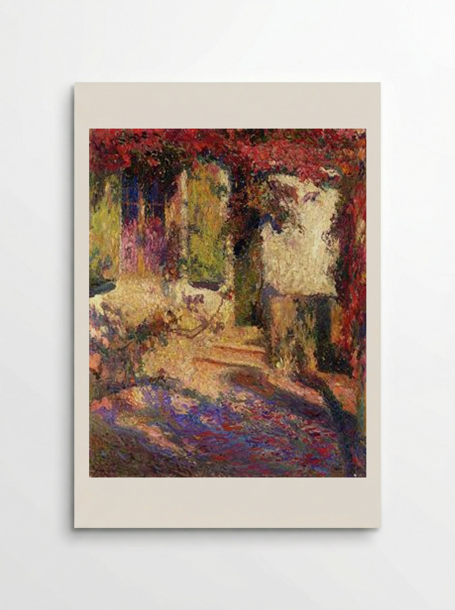Pergola at the South Door of Marquayrol - Henri Martin - Poster