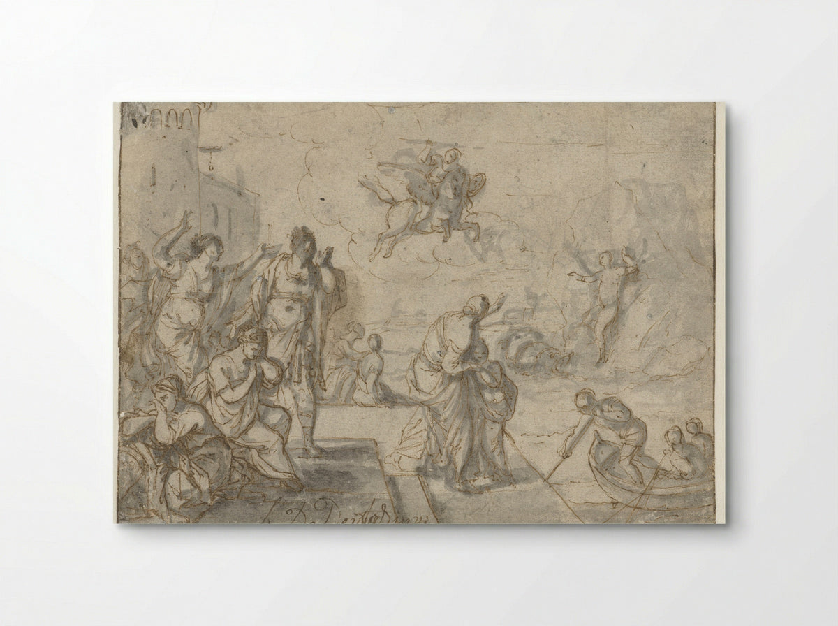 Perseus and Andromeda - Louis de Deyster - Poster
