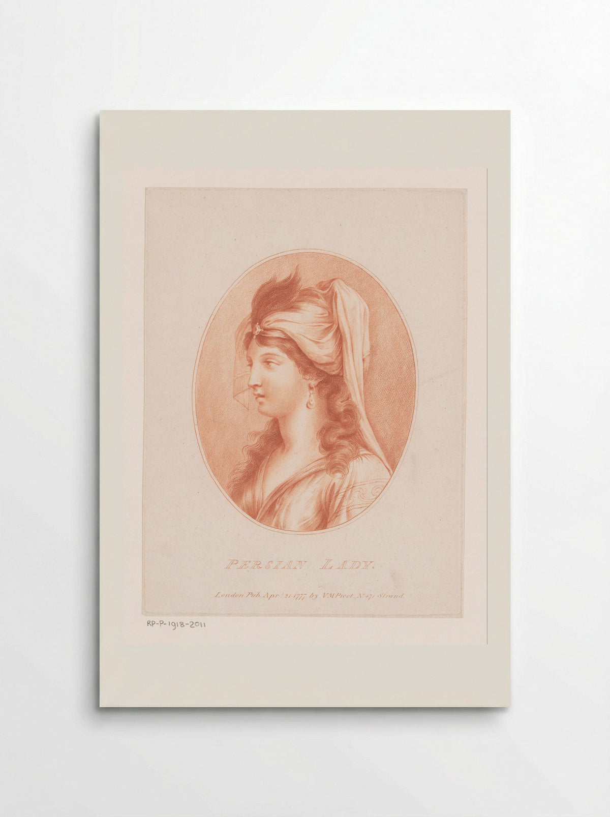 Persian Lady - Victor Marie Picot - Poster
