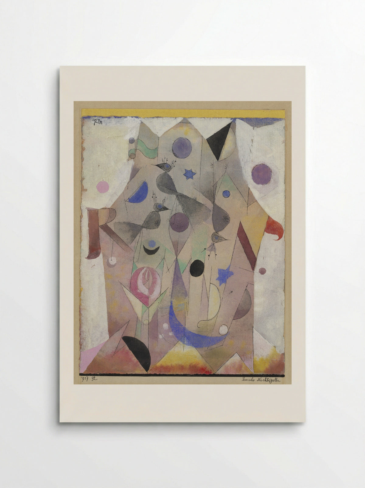 Persian Nightingales - Paul Klee - Poster