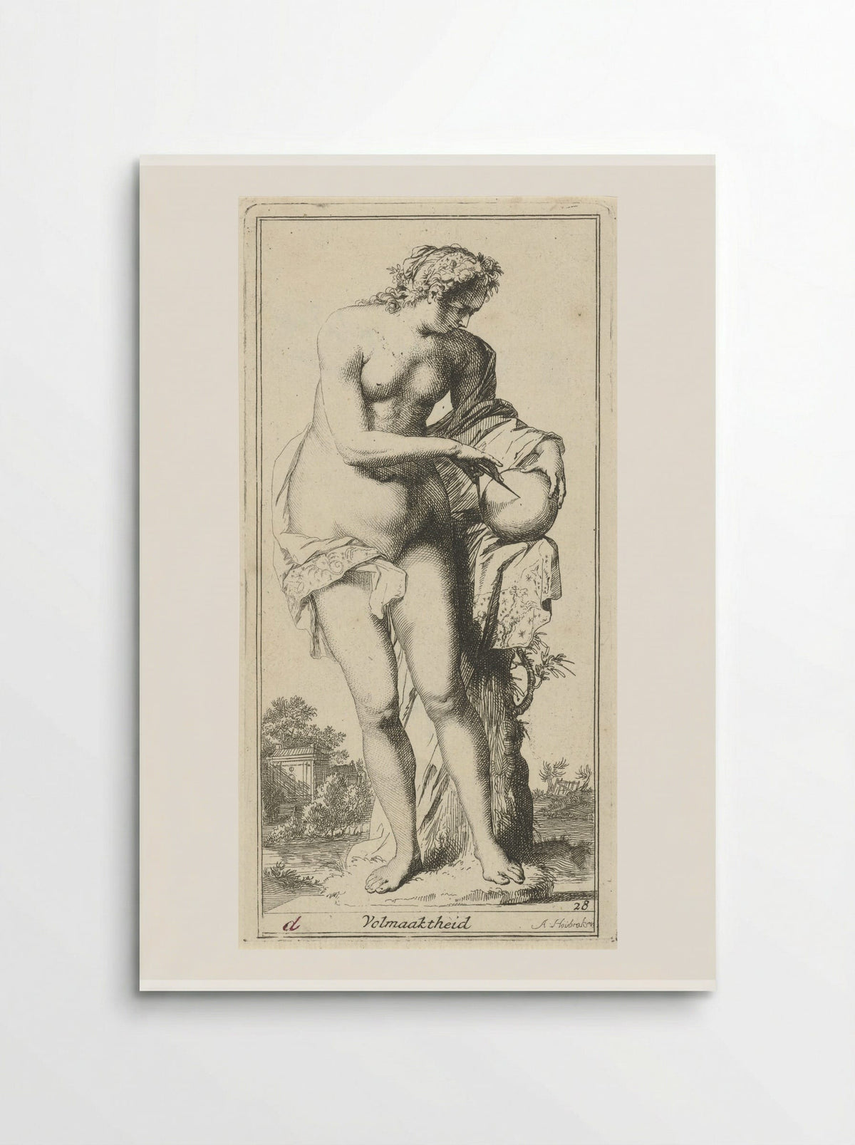 Personificatie van de volmaaktheid - Leonard Schenk - Poster