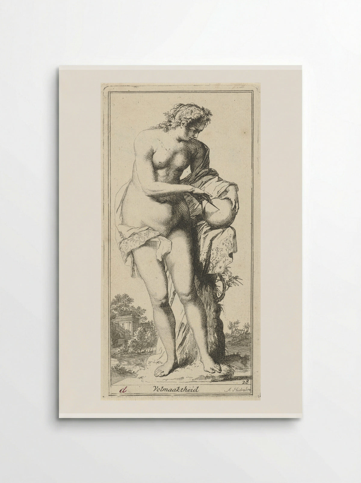 Personificatie van de volmaaktheid - Leonard Schenk - Poster
