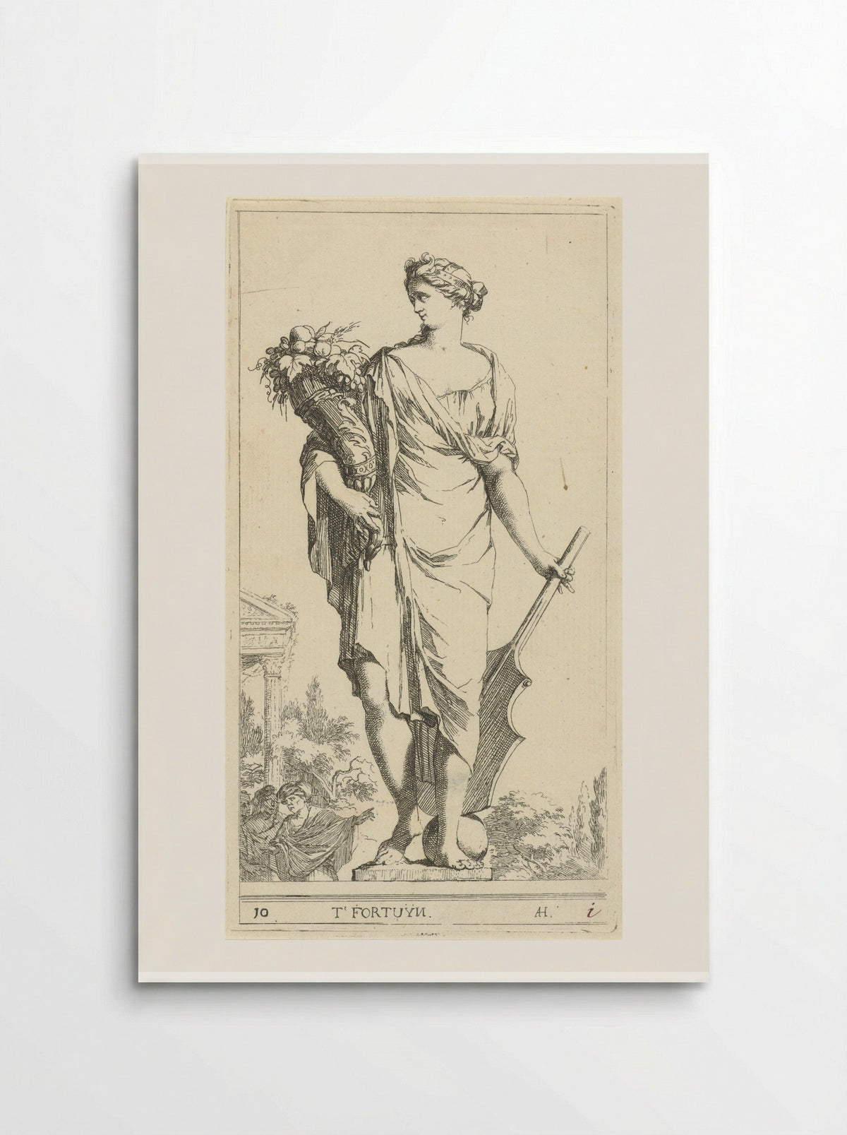 Personificatie van voorspoed - Leonard Schenk - Poster
