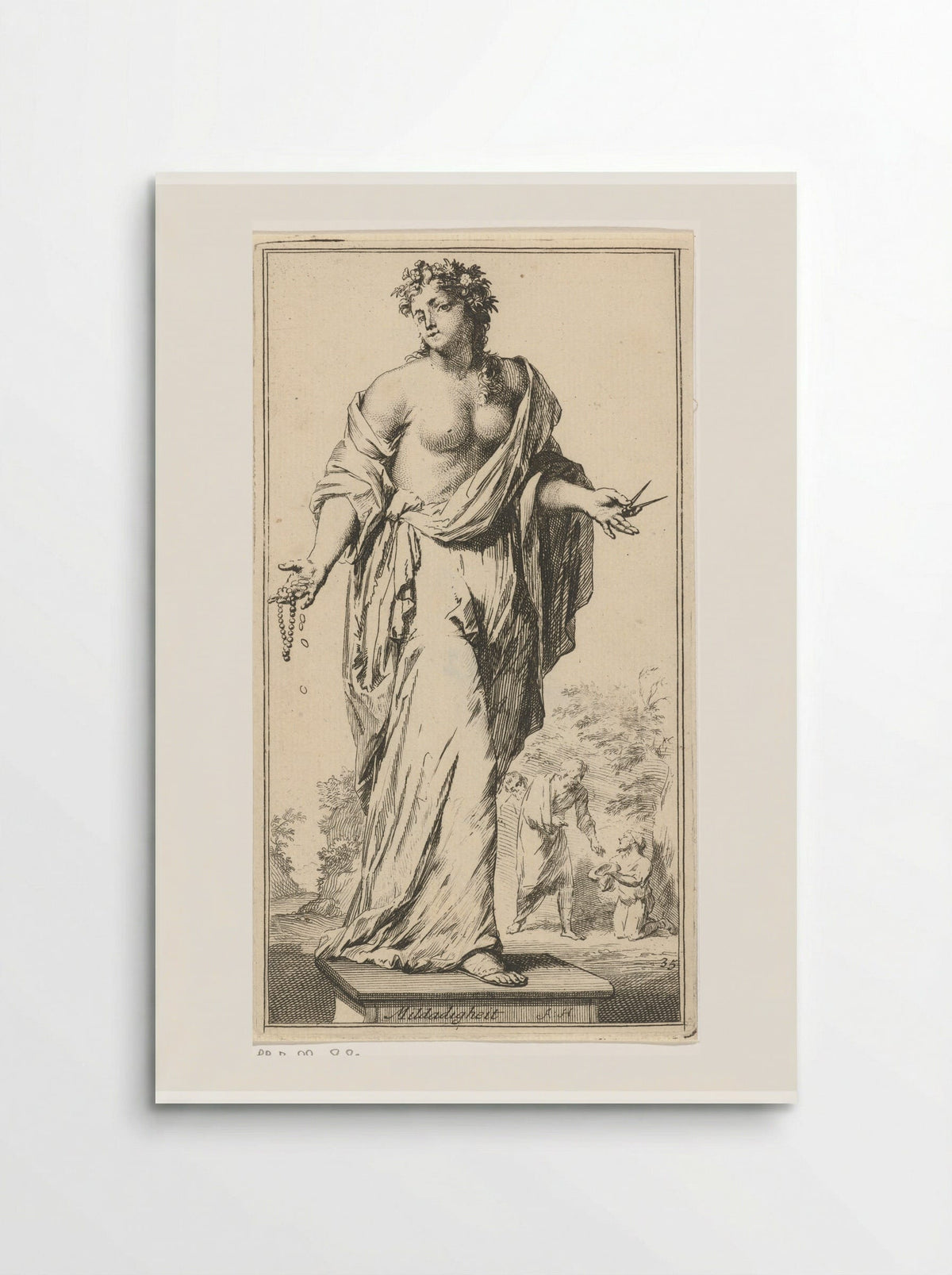Personification of Charity - Leonard Schenk - Poster