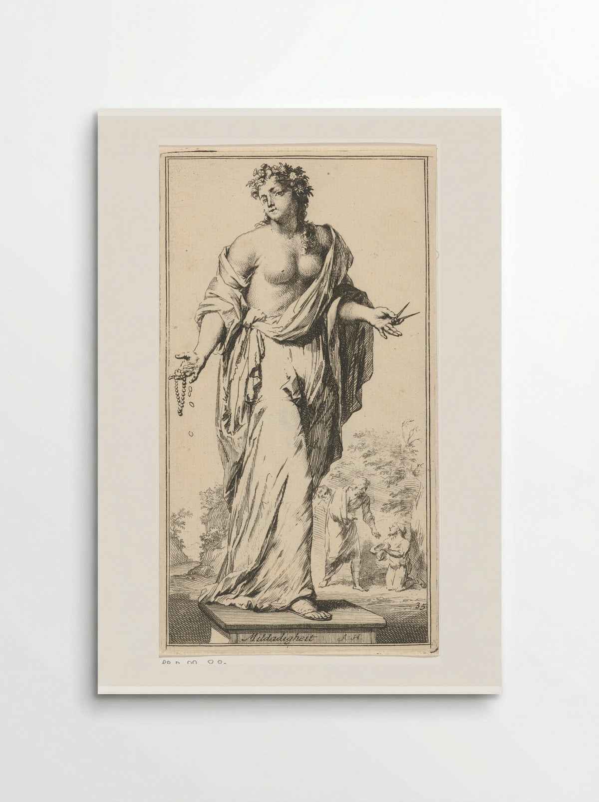 Personification of Charity - Leonard Schenk - Poster