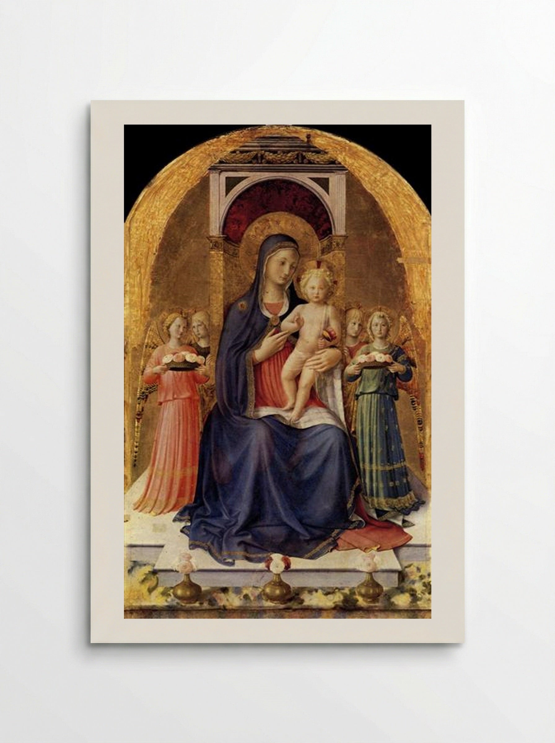 Perugia Altarpiece (central panel) - Fra Angelico - Poster