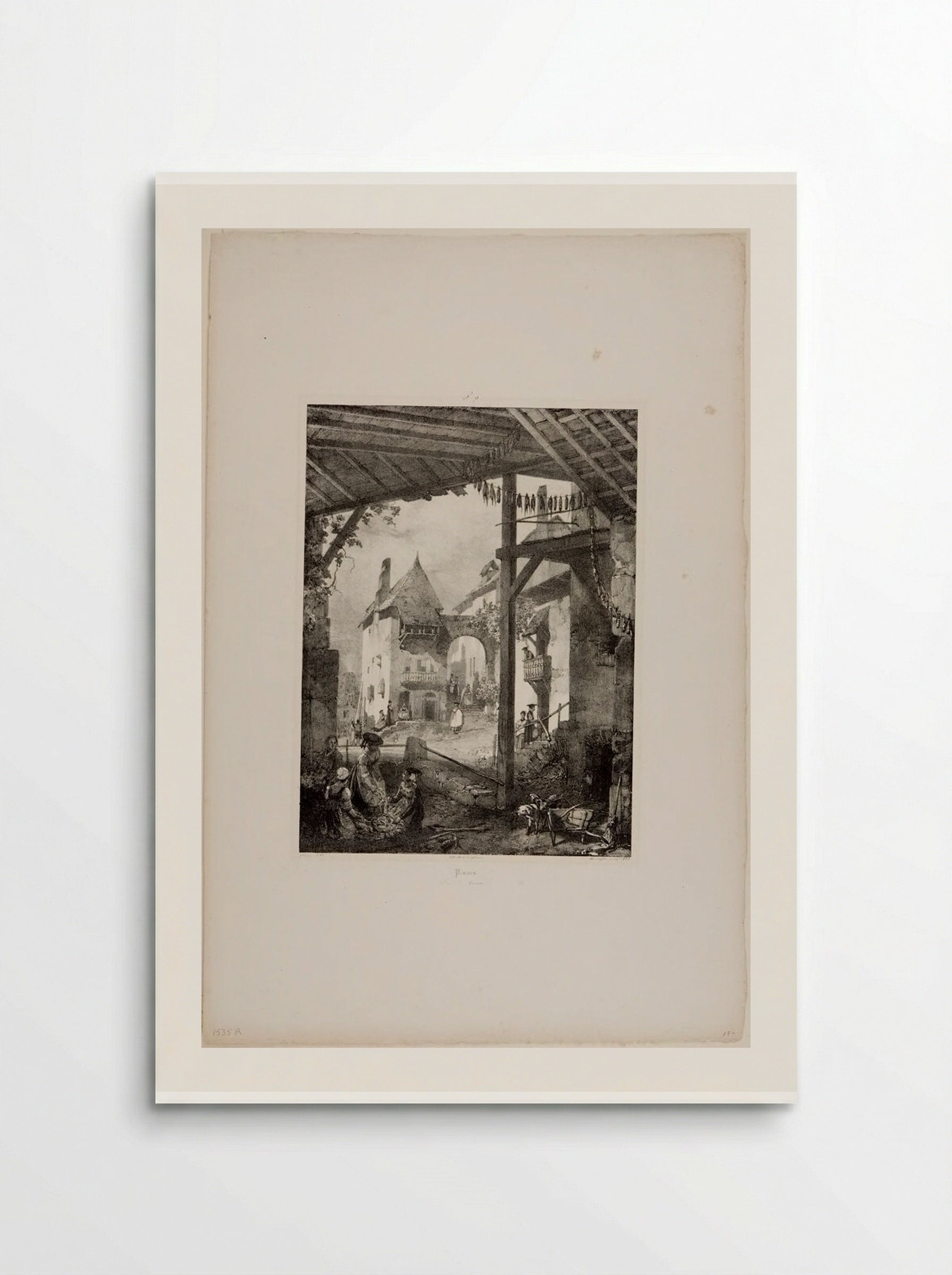 Pesmes - Richard Parkes Bonington - Poster