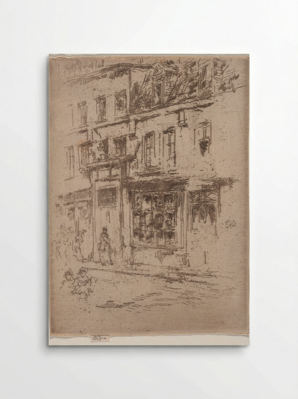 Petite Rue au Beurre, Brussels - James McNeill Whistler - Poster