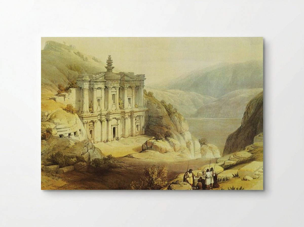 Petra. El Deir - David Roberts - Poster