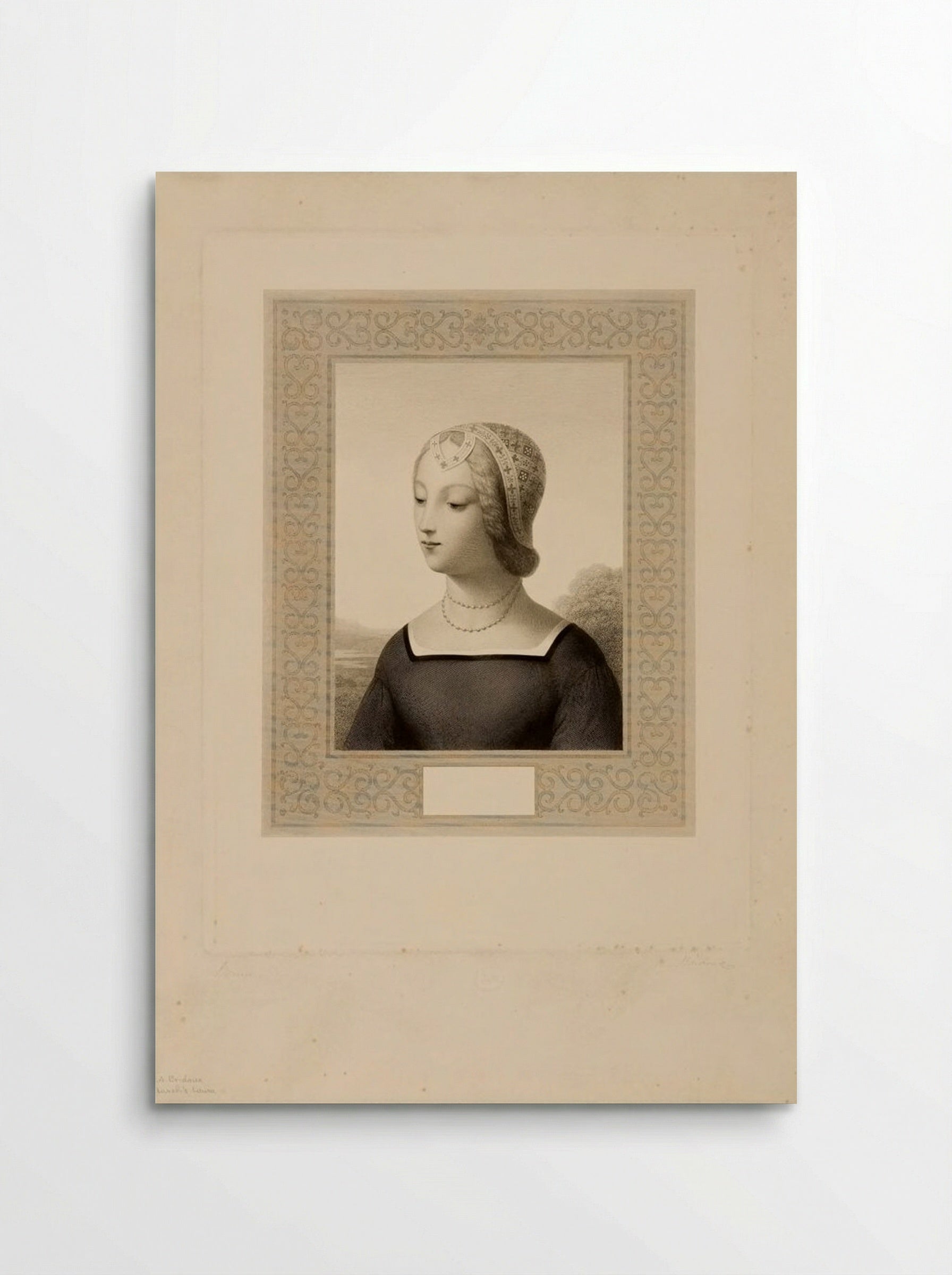 Petrarch's Laura - François Eugène Augustin Bridoux - Poster
