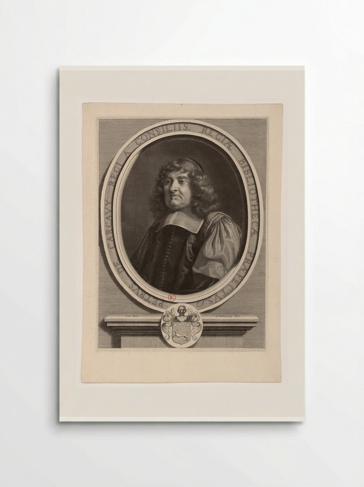 Petrus de Carcavy - Gérard Edelinck - Poster
